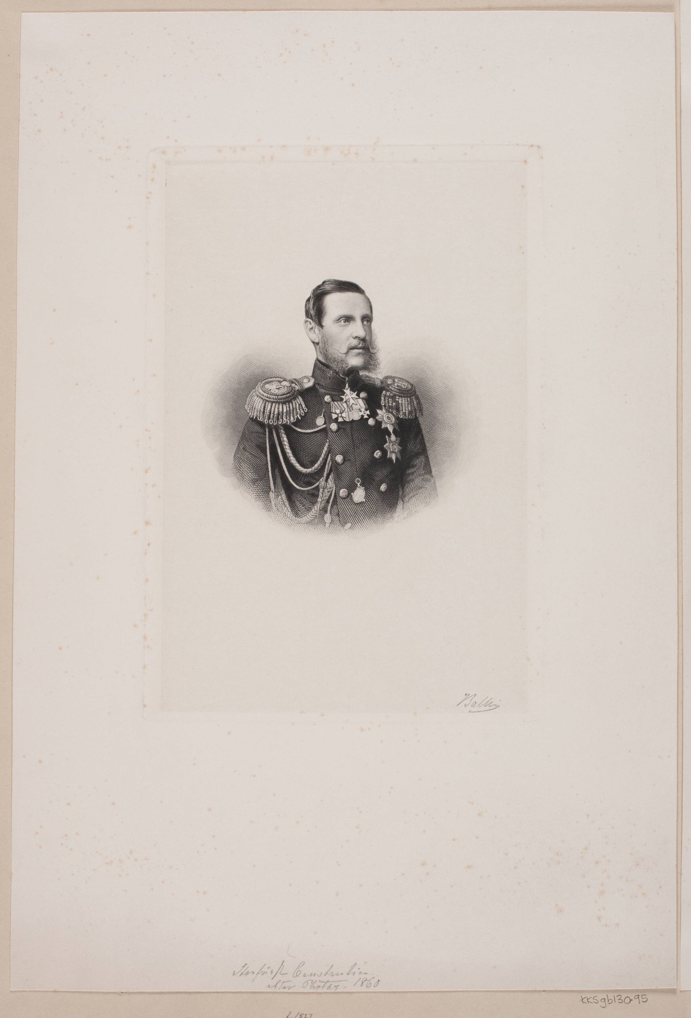 Storfyrst Constantin, Joel Ballin, 1860