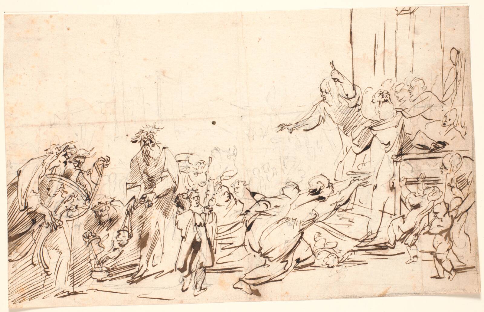 Paulus i Lystra, Jürgen Ovens, 1623-1678