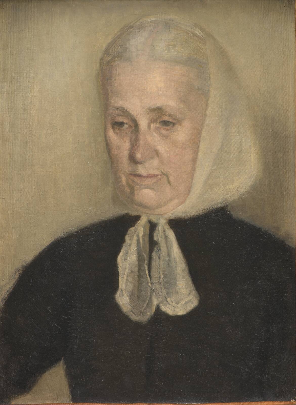 Frederikke Amalie Hammershøi, f. Rentzmann, kunstnerens moder, by Vilhelm Hammershøi, 1894
