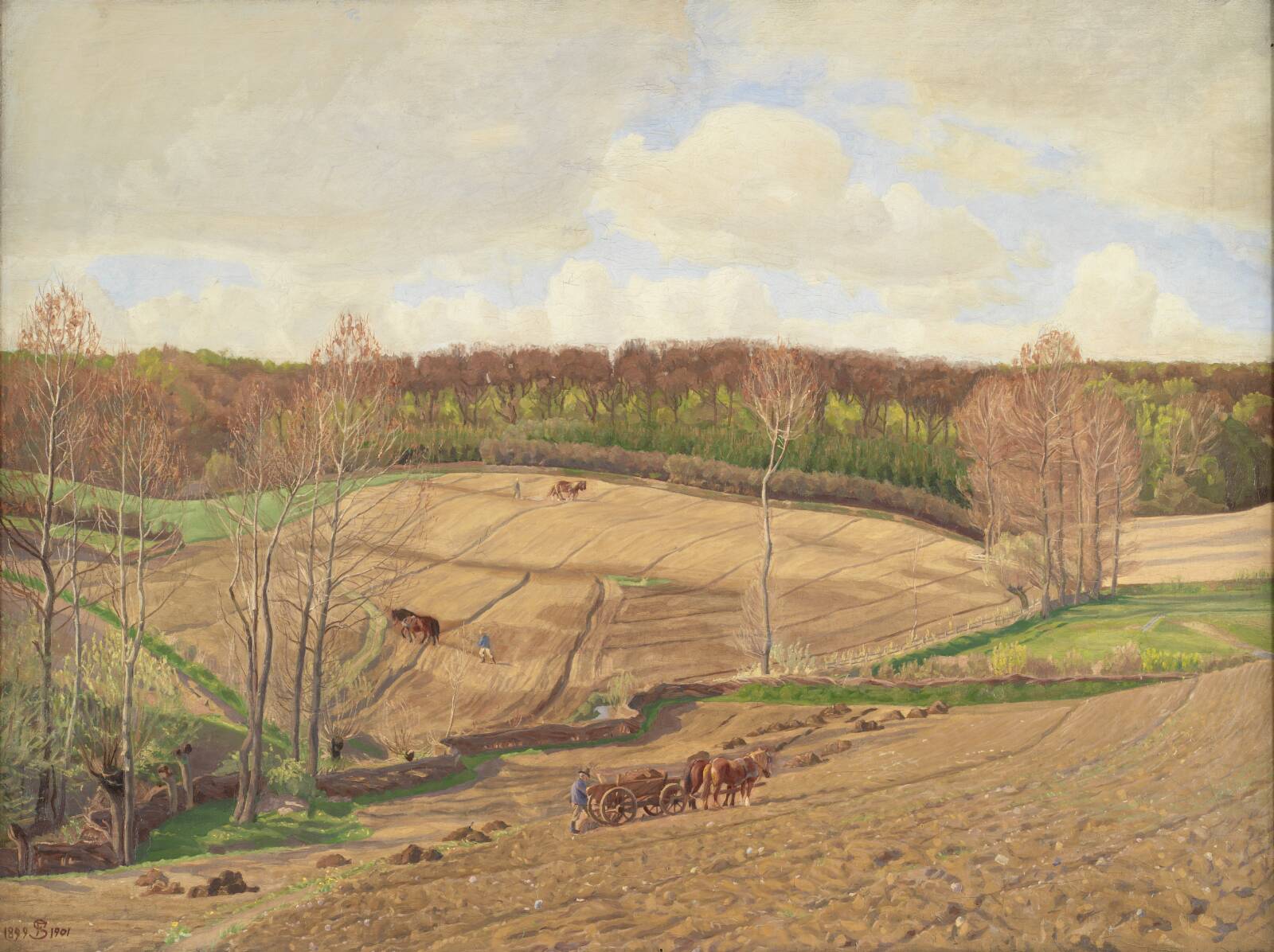 Ved forårstid, Fritz Syberg, 1901