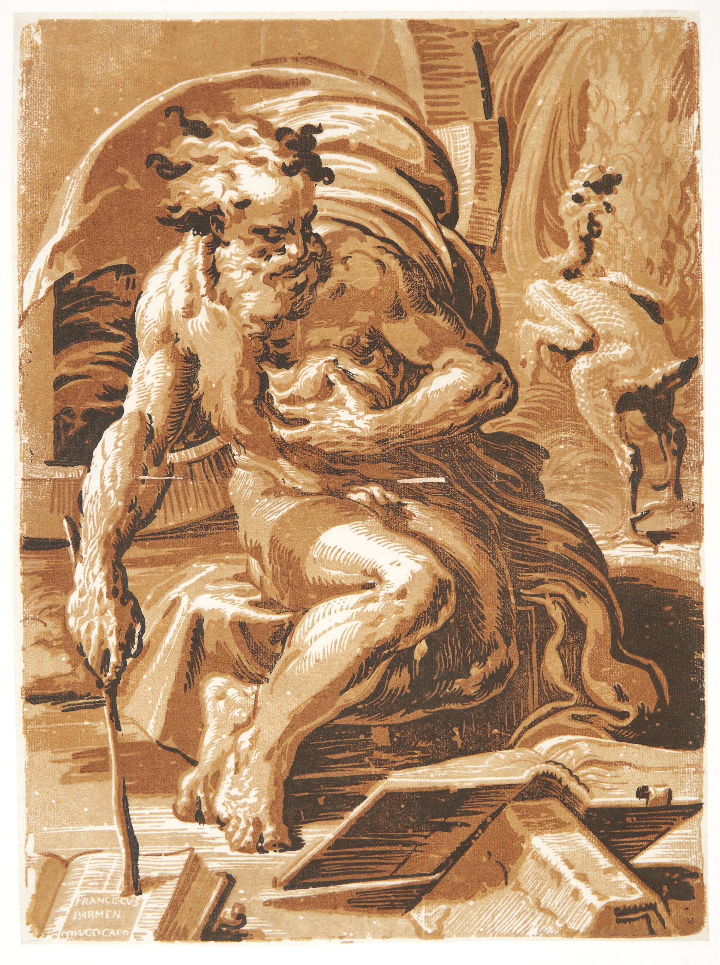 Diogenes, Ugo da Carpi, 1480-1532