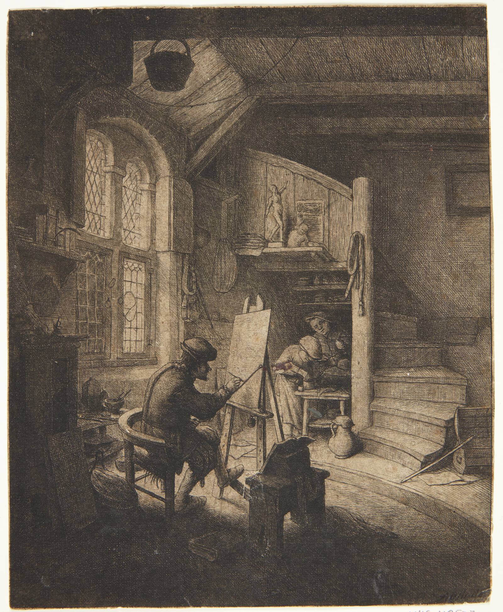 Maleren, Adriaen van Ostade, 1667