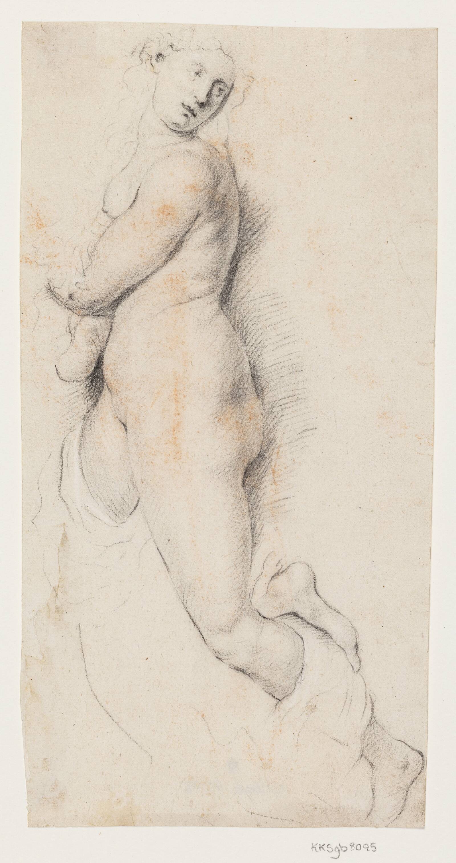 Stående nymfe, Ubekendt, 1550-1650
