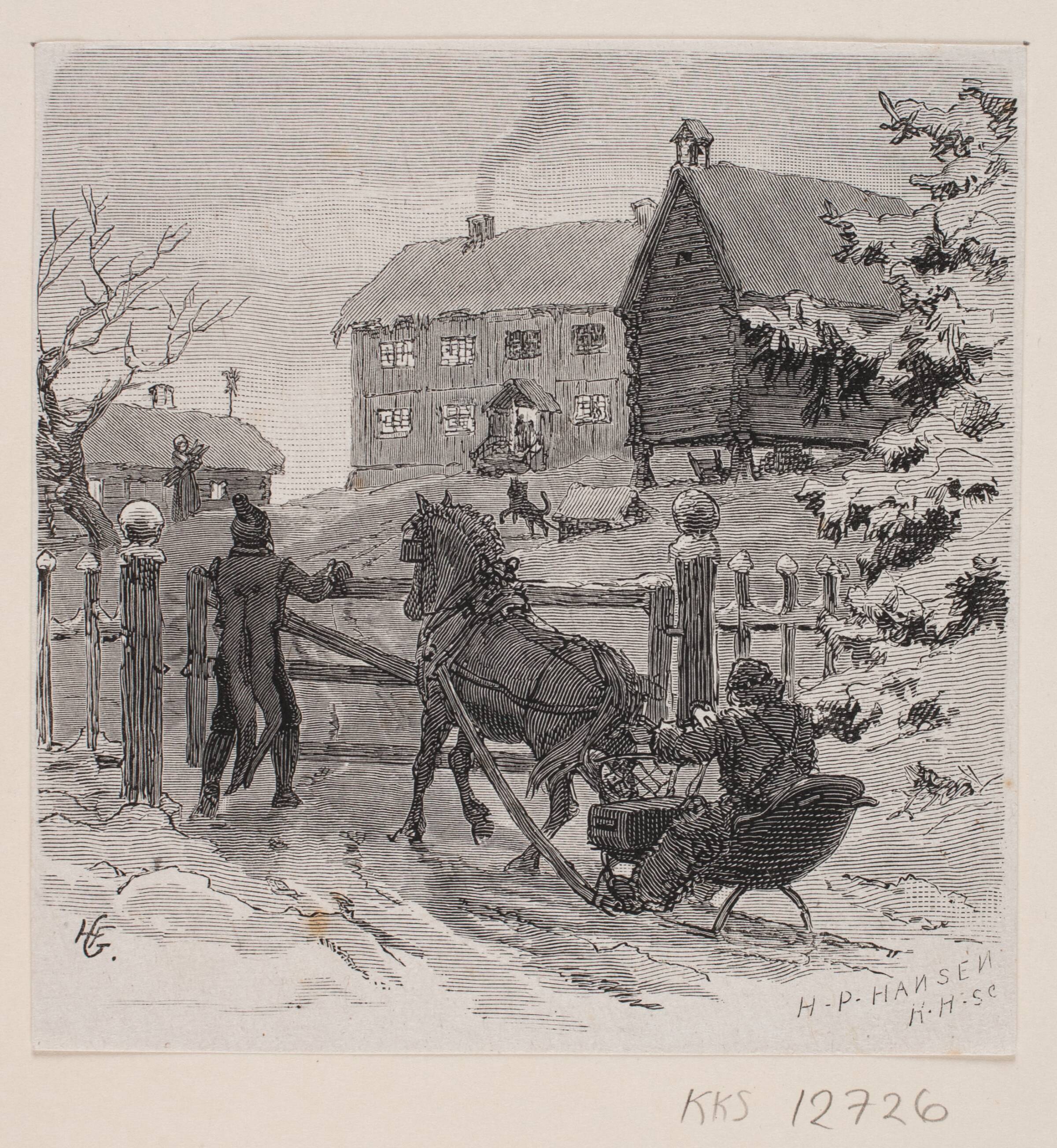 Kane ved led, Hans Peter Hansen, 1879