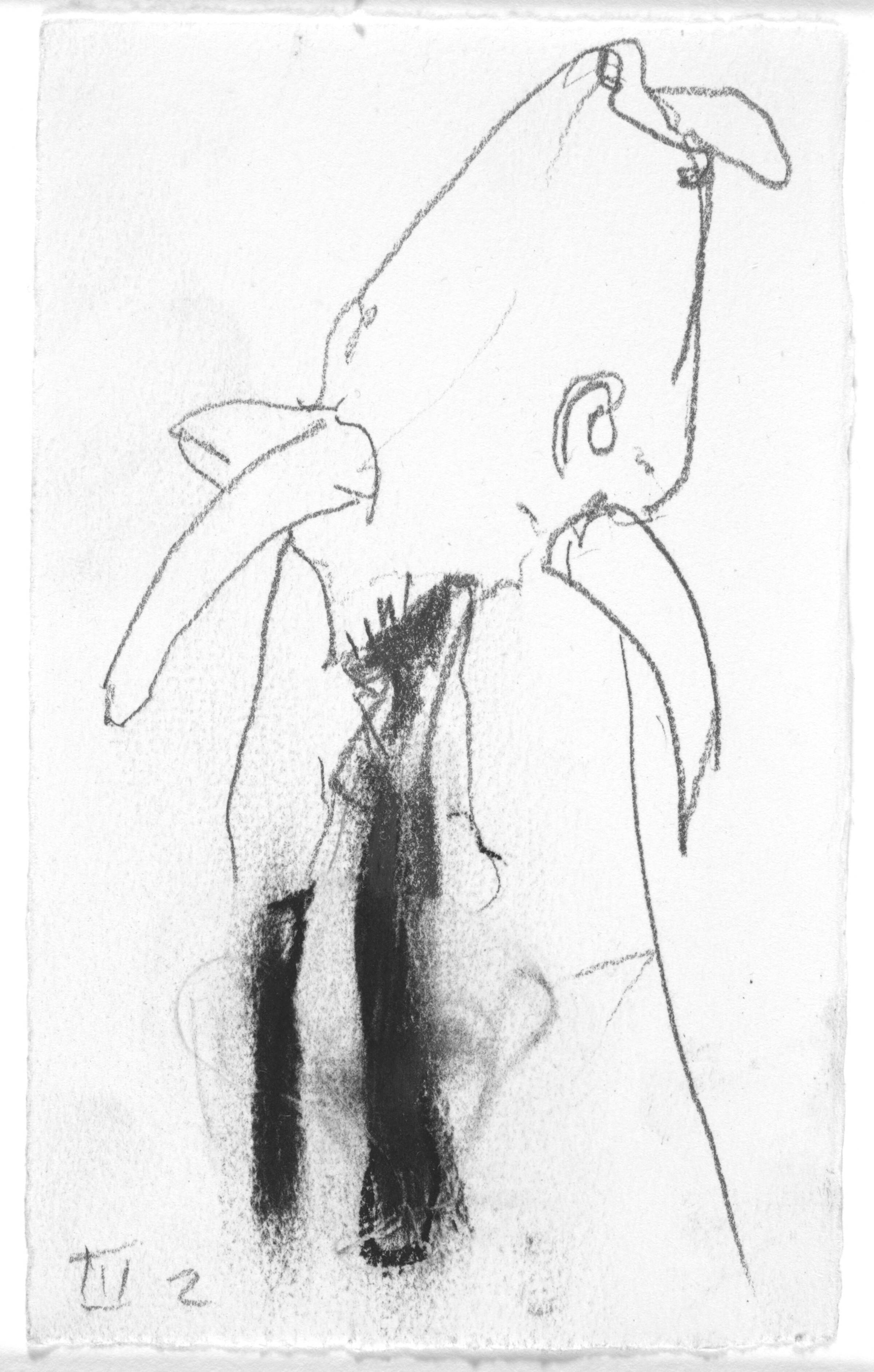 Skitse til tredje sang i Homers Odyssé, Peter Brandes, 2001-2002