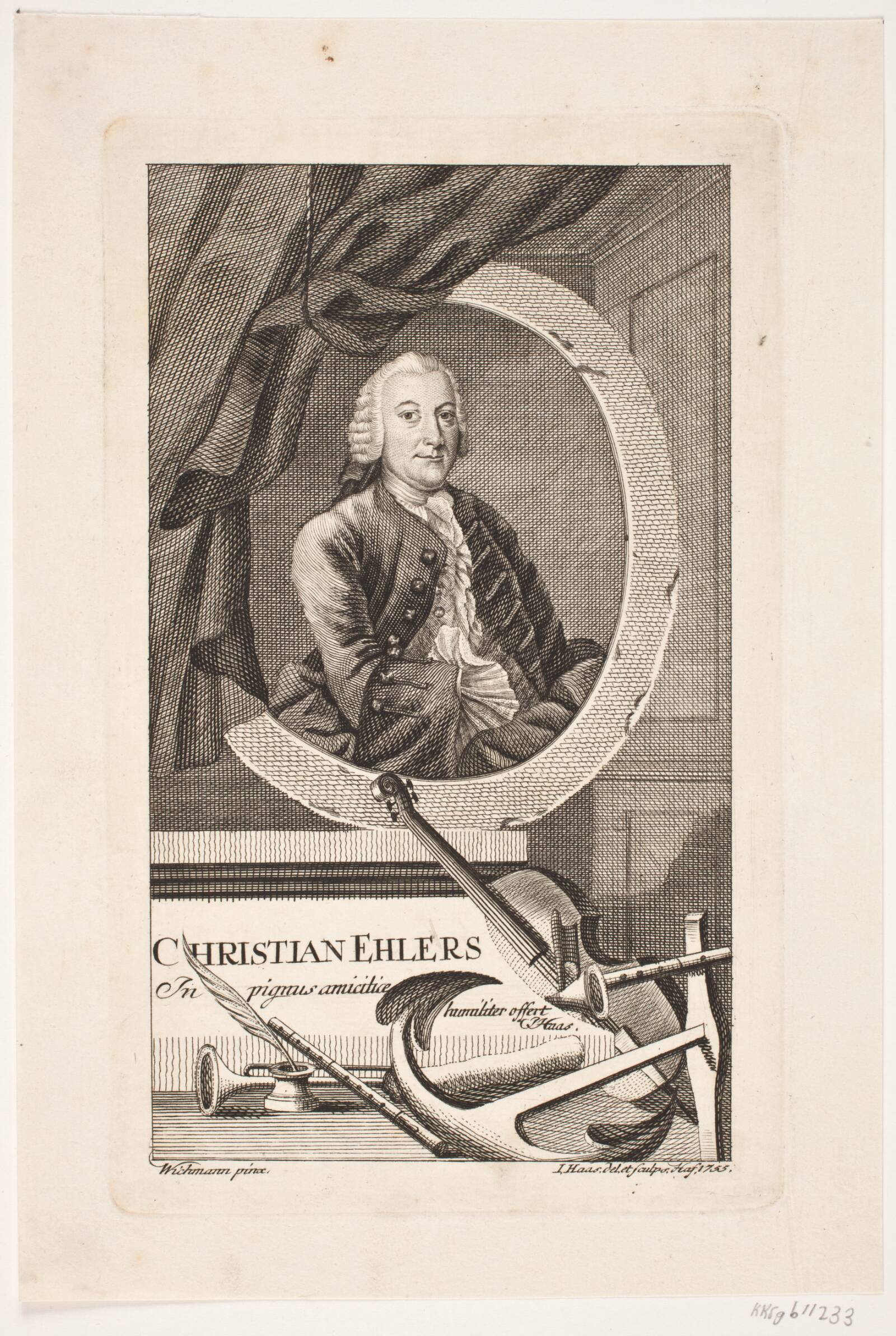 Christian Ehlers, Jonas Haas, 1755