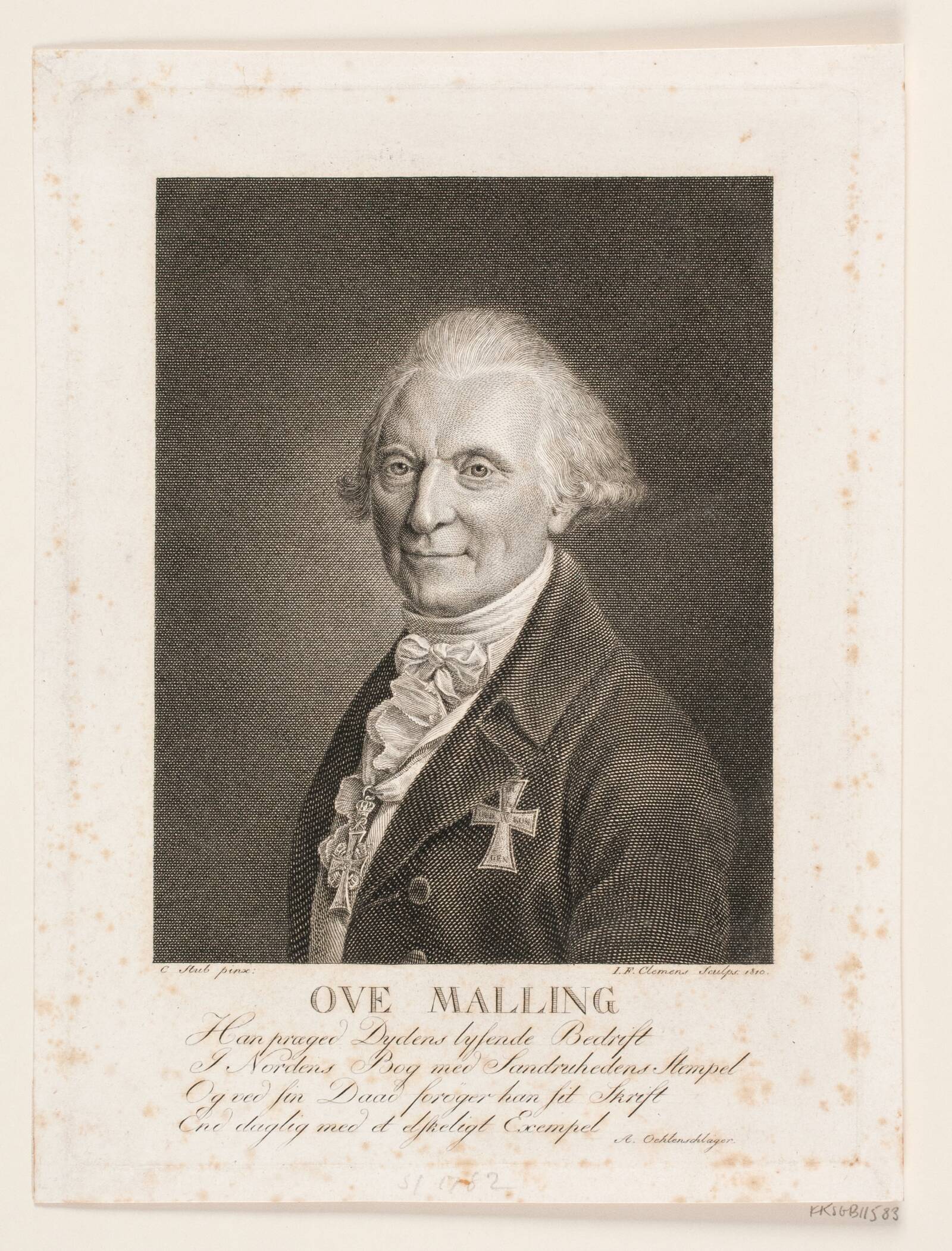 Ove Malling, J.F. Clemens, 1810