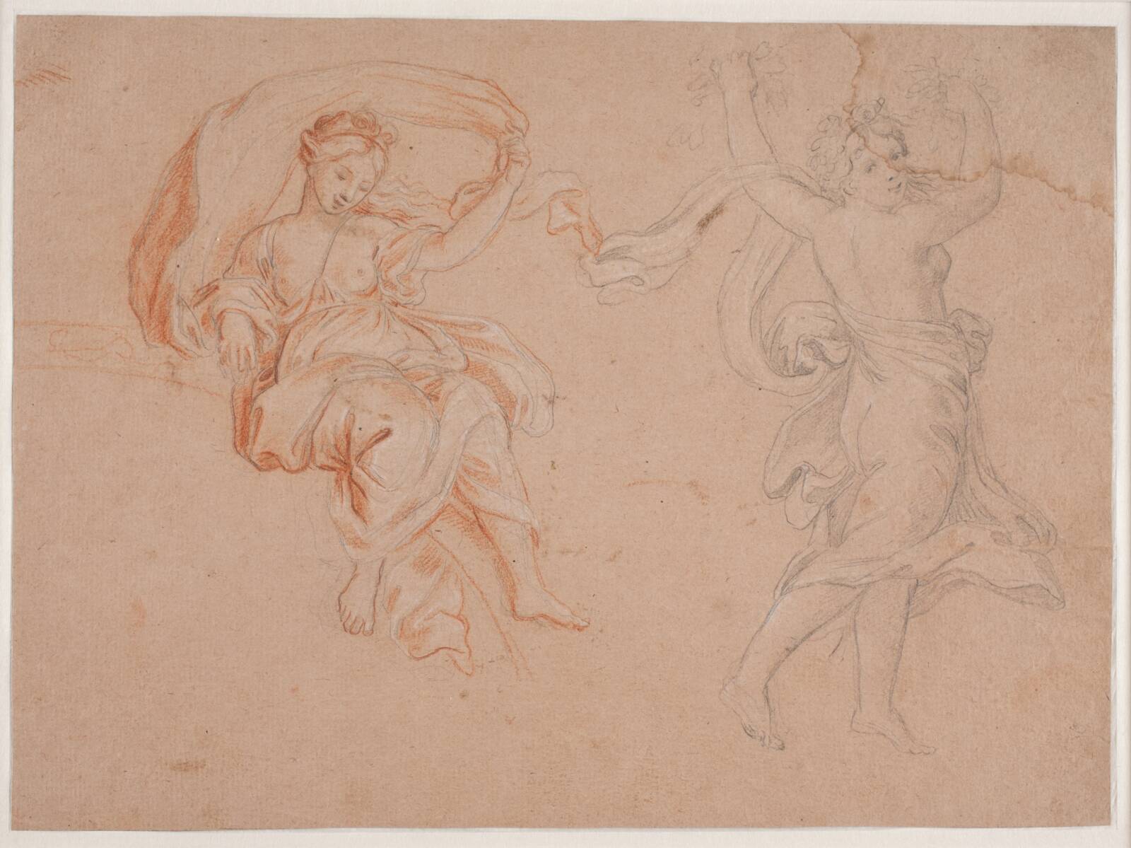 To kvindestudier, Hendrik Krock, 1686-1738