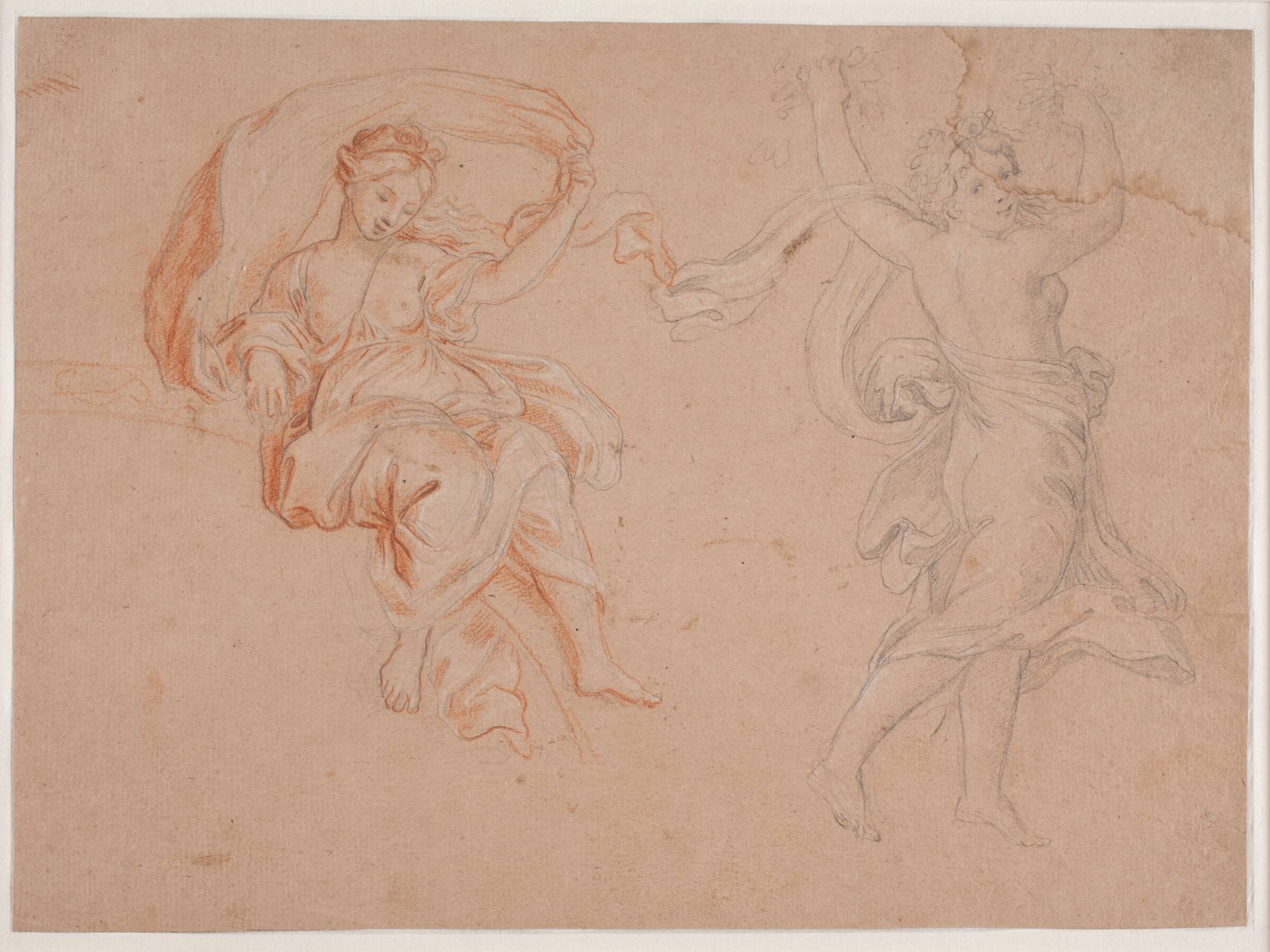 To kvindestudier, Hendrik Krock, 1686-1738