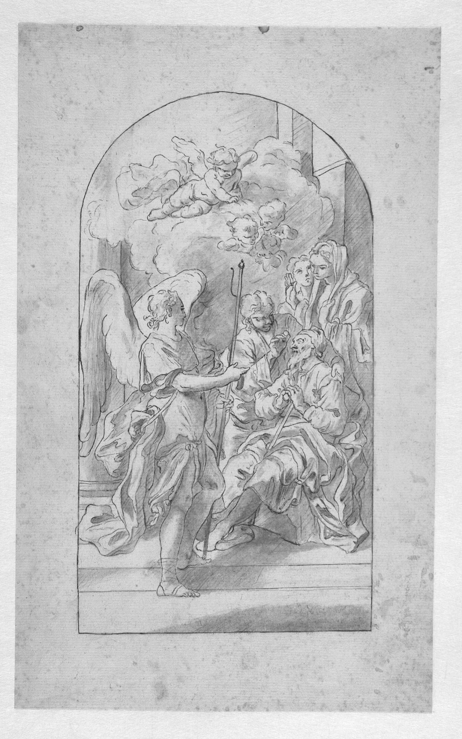 Tobias helbreder sin far, Ubekendt, 1700-1799