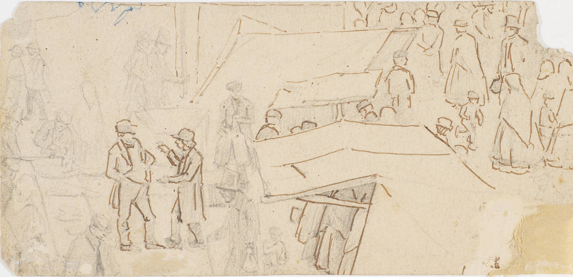 Markedsscene, Hans Smidth, 1870-1875