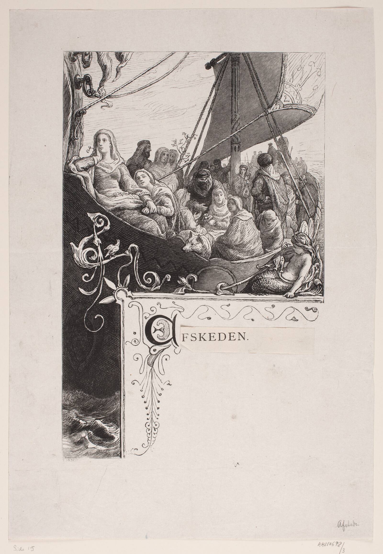 Afskeden, Ubekendt, 1878