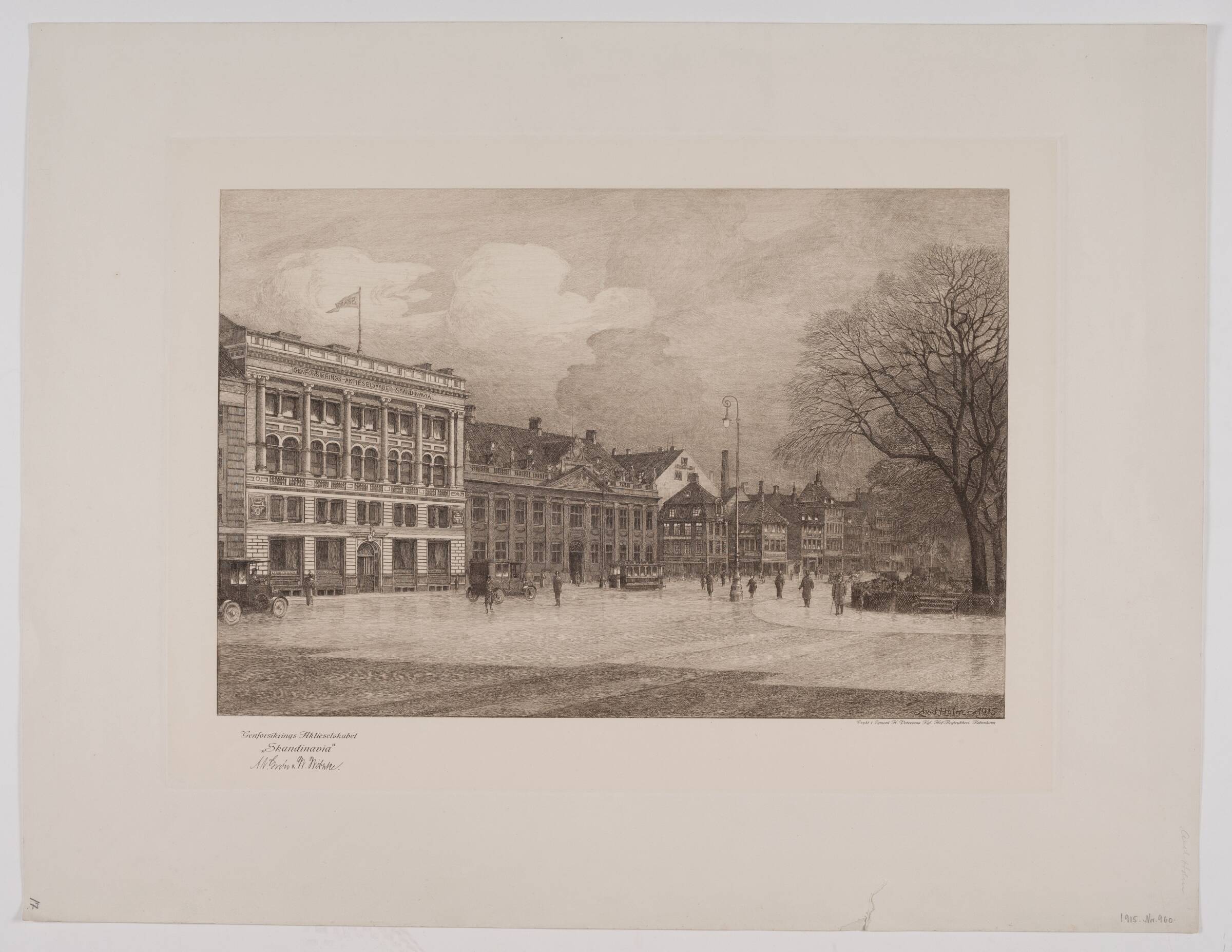 Kongens Nytorv, Axel Holm, 1915