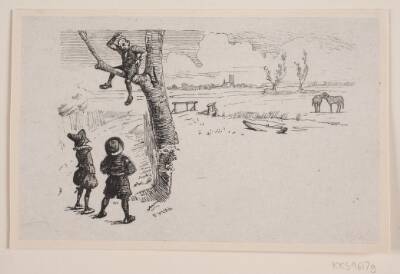 Illustration til "Den døve Mand"