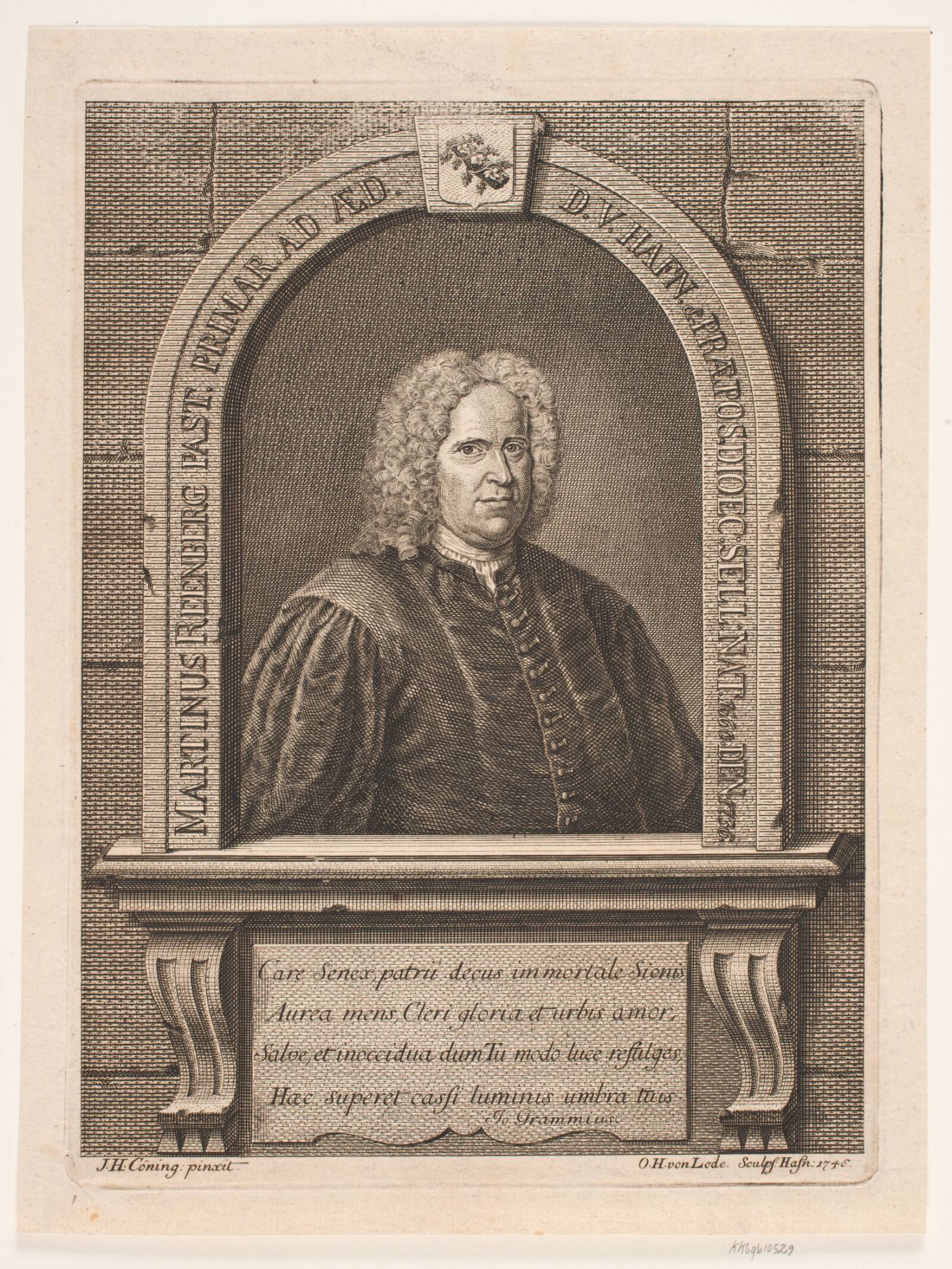 Morten Reenberg, Præst, Odvardt Helmoldt de Lode, 1746