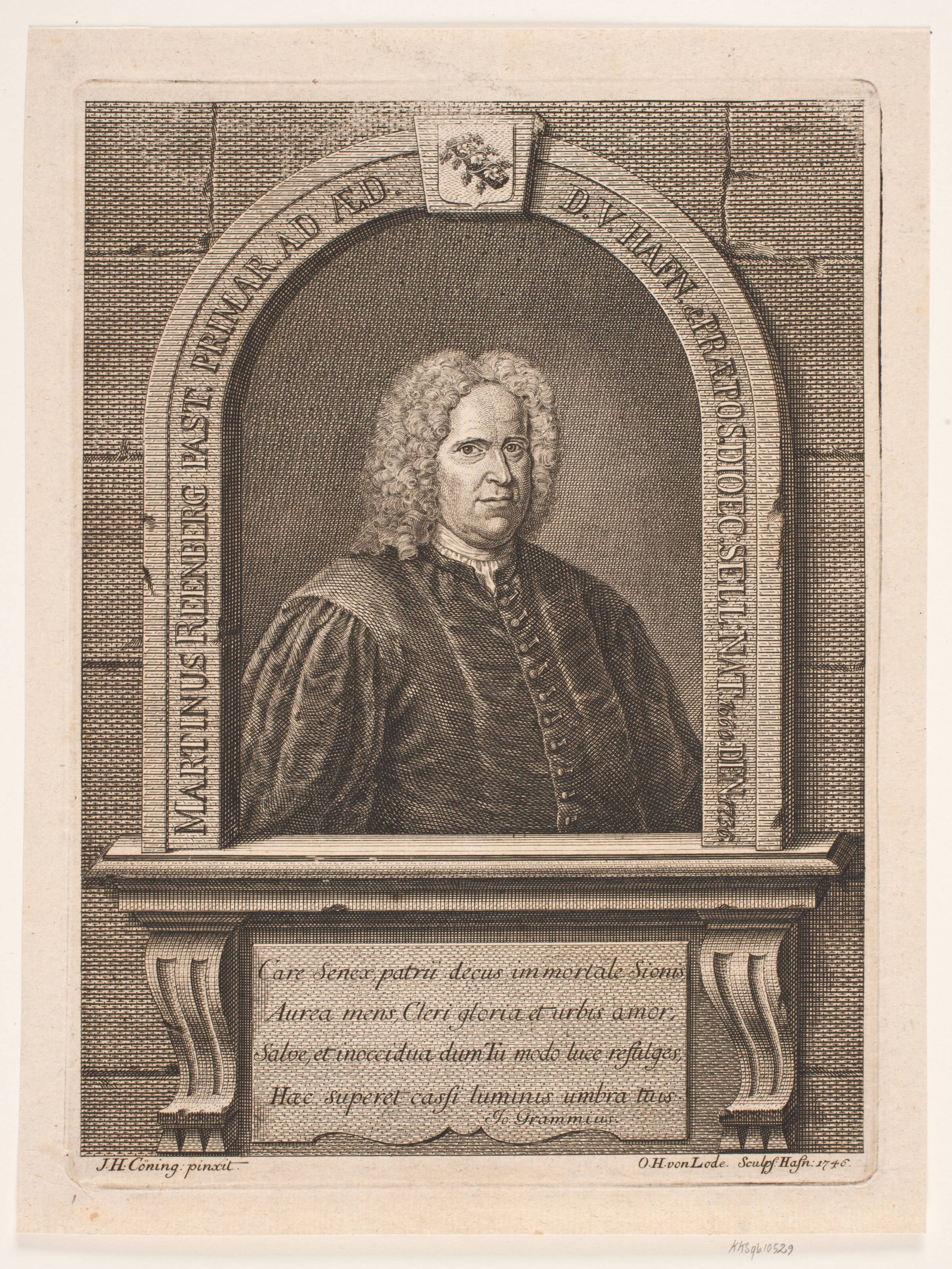 Morten Reenberg, Præst, Odvardt Helmoldt de Lode, 1746