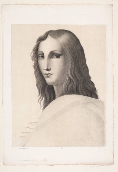 Ynglingefigur fra Raphaels "Skolen i Athen"
