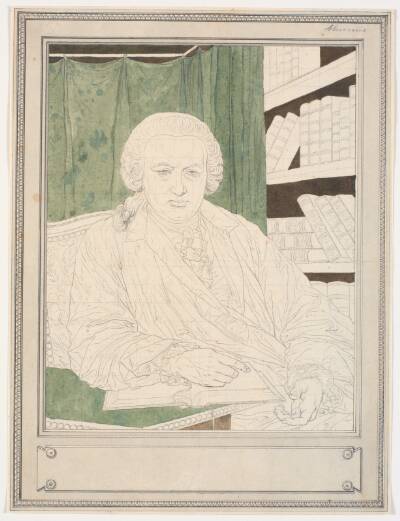 Portræt af den schweiziske naturforsker Charles Bonnet (1720-93)