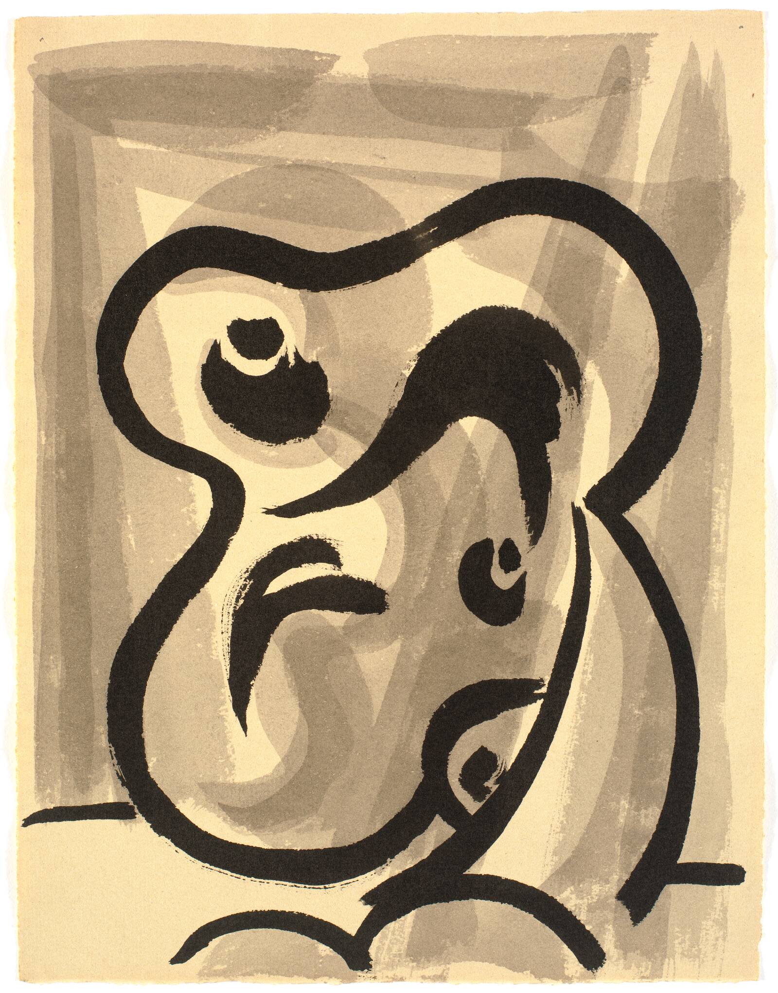 Figuration, hoved, Richard Mortensen, 1945-1948