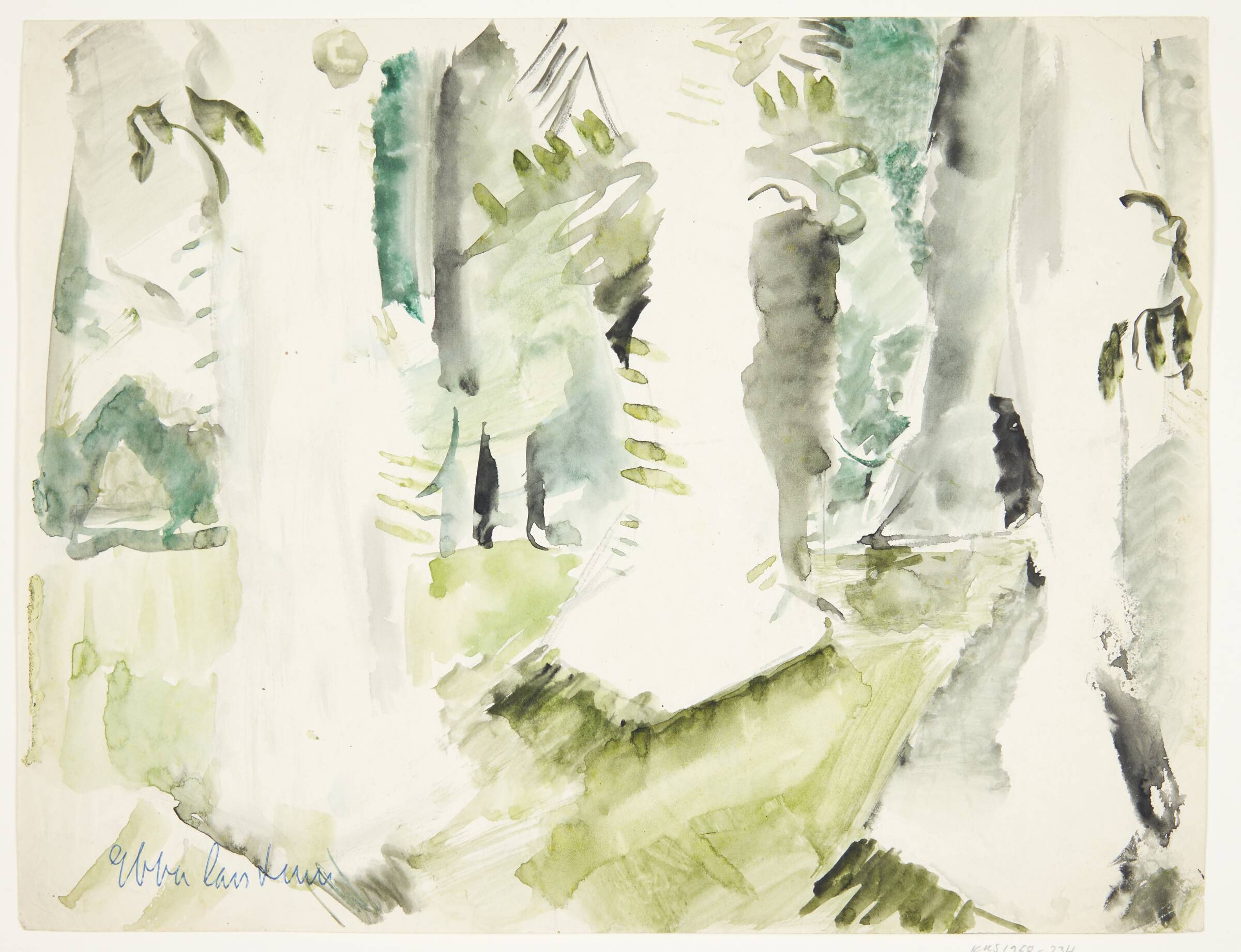 Skovbillede, Ebba Carstensen, 1900-1967