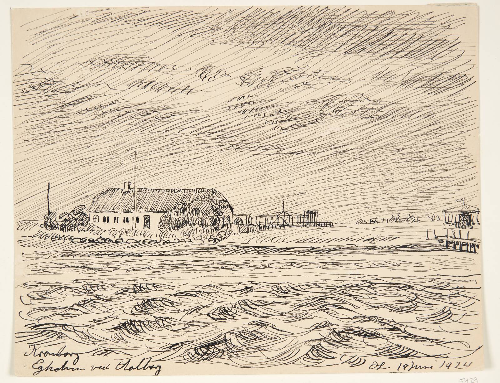 "Kronborg". Egholm, Johannes Larsen, 1924