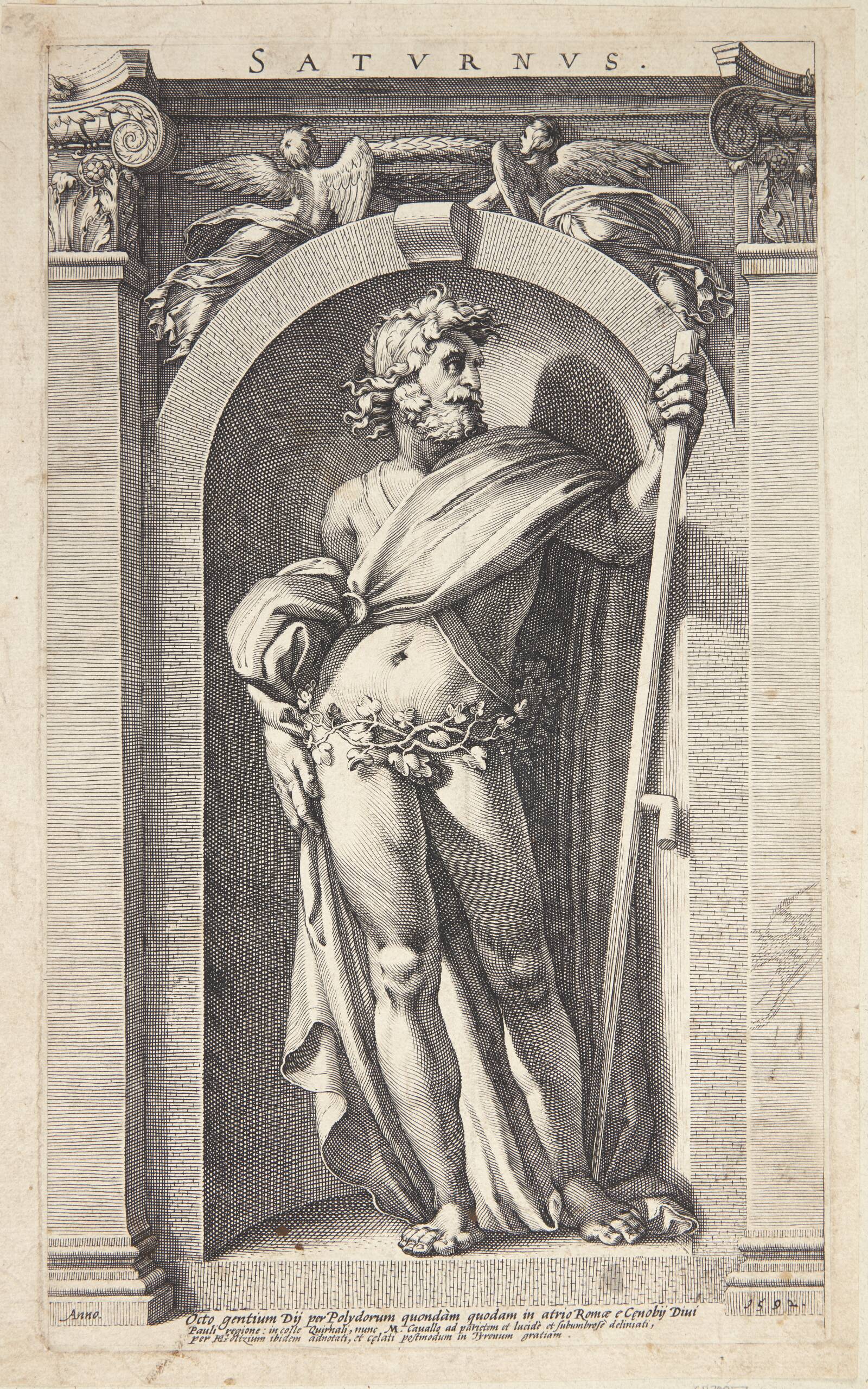 Saturn, Hendrick Goltzius, 1592