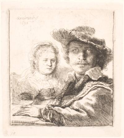 Rembrandt og Saskia