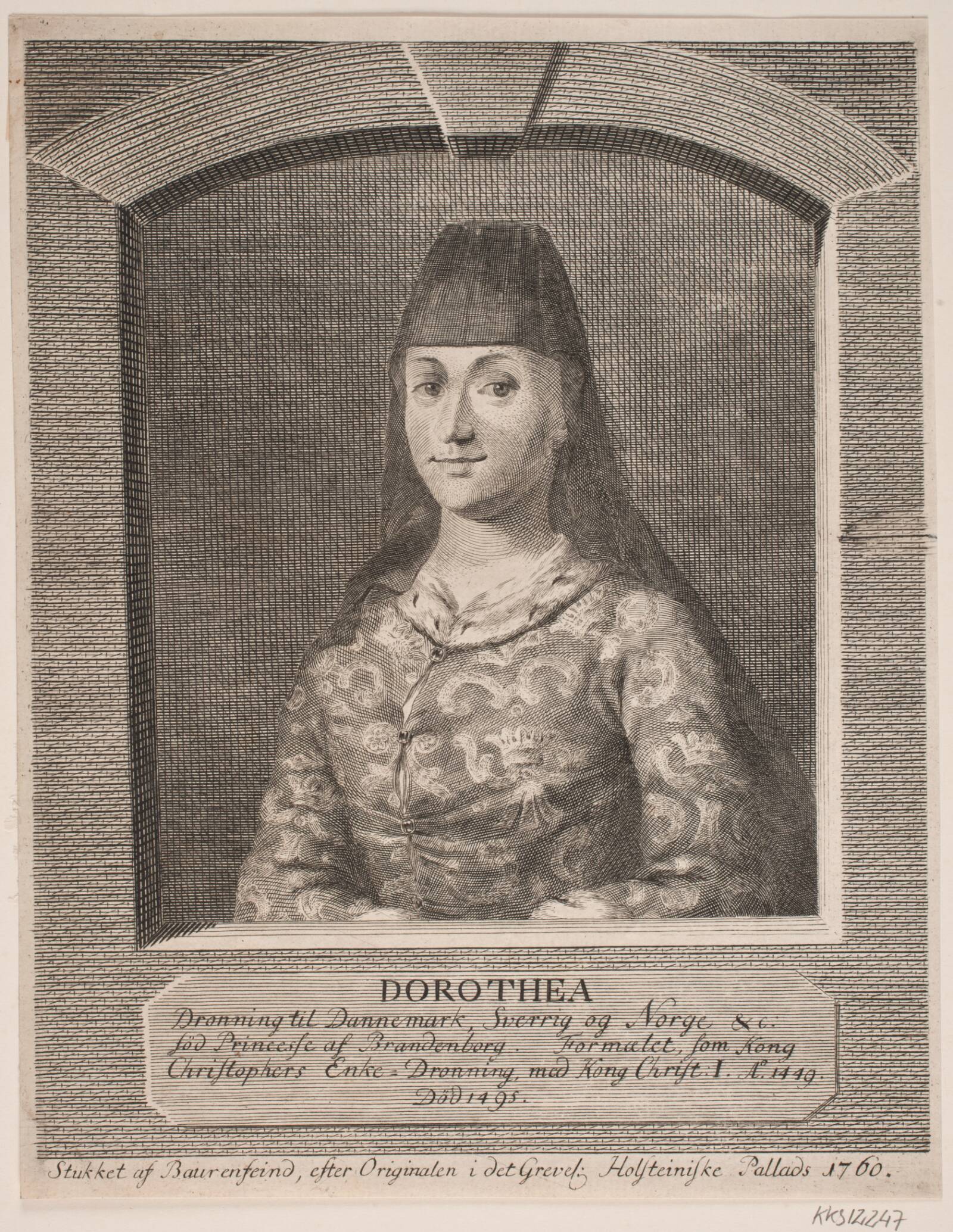 Dorothea, Georg Vilhelm Baurenfeind, 1760