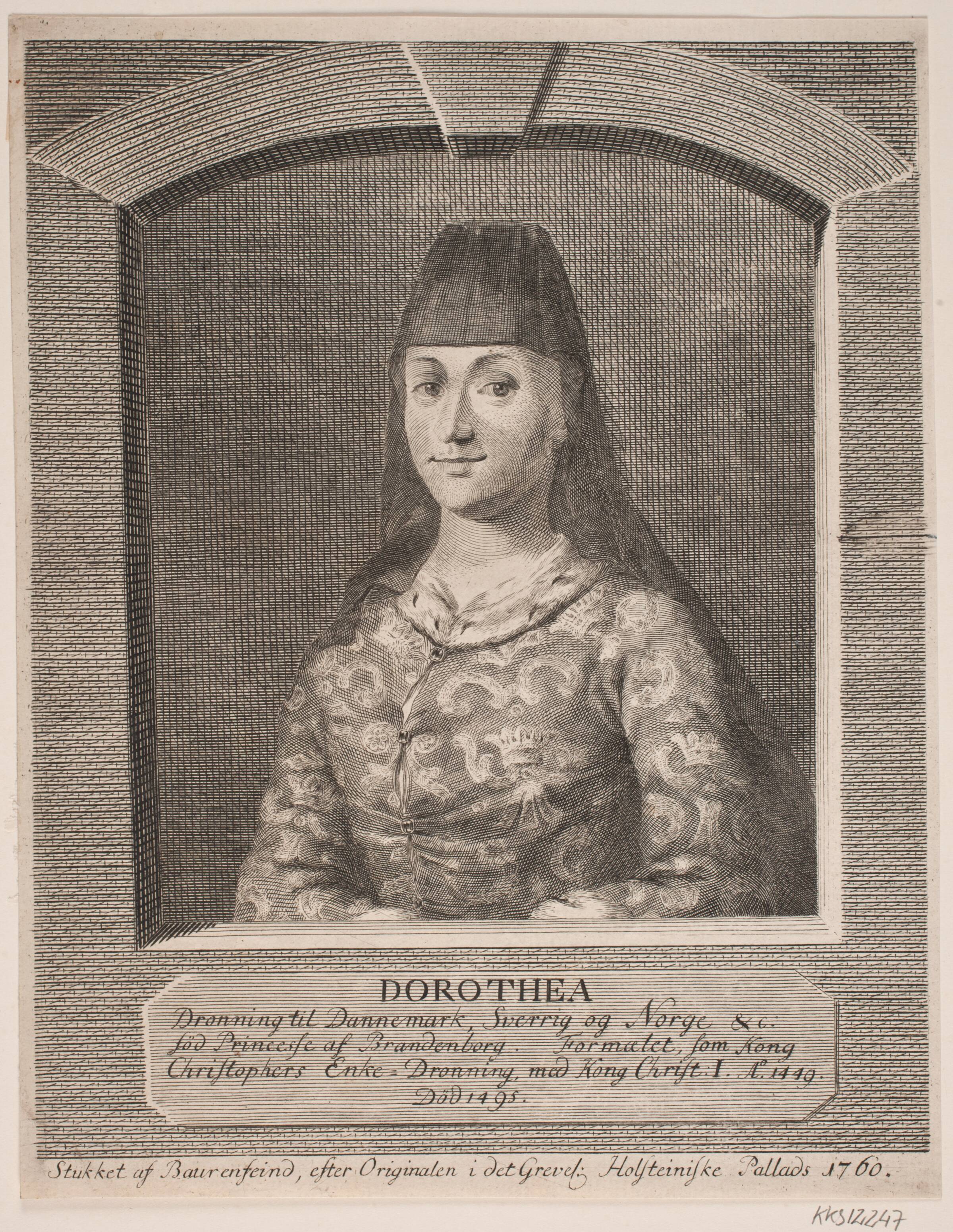 Dorothea, Georg Vilhelm Baurenfeind, 1760