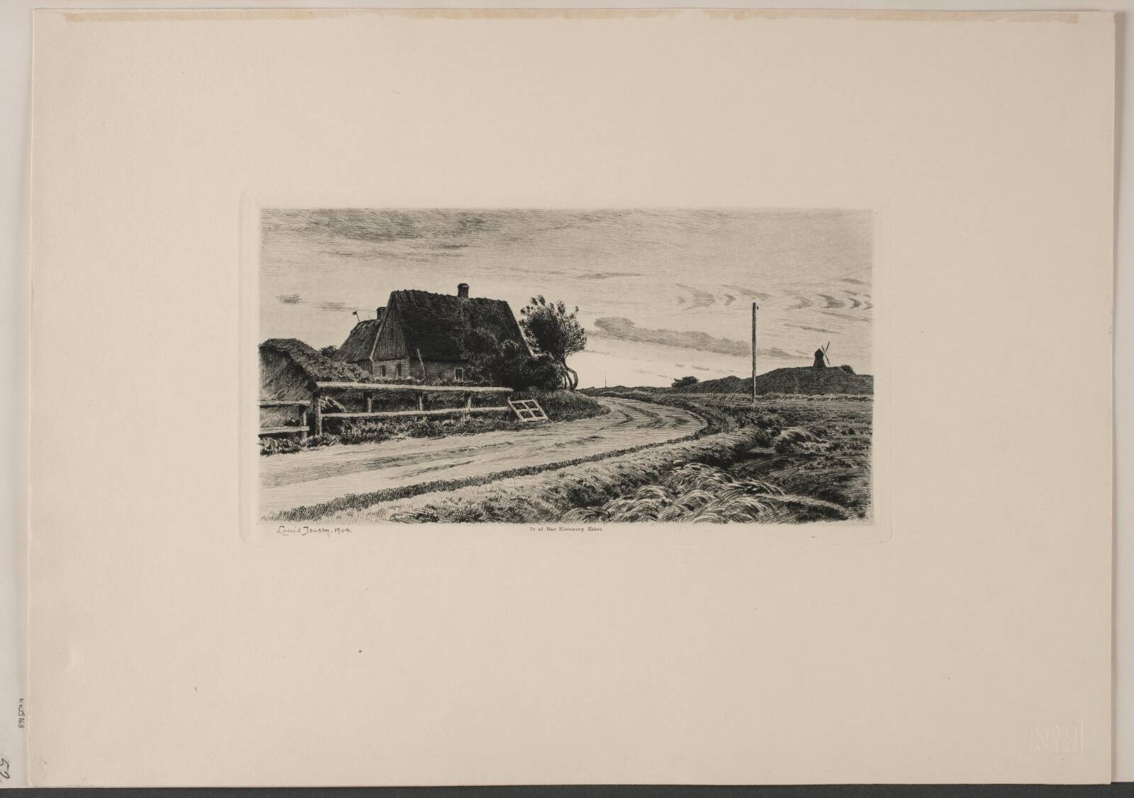 Aften ved Villingebæk, Louis Jensen, 1904