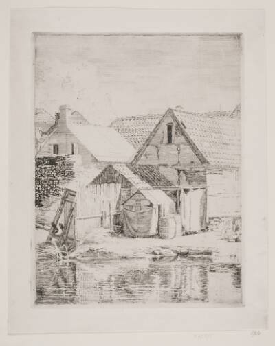 Gamle huse, fra Hellebæk
