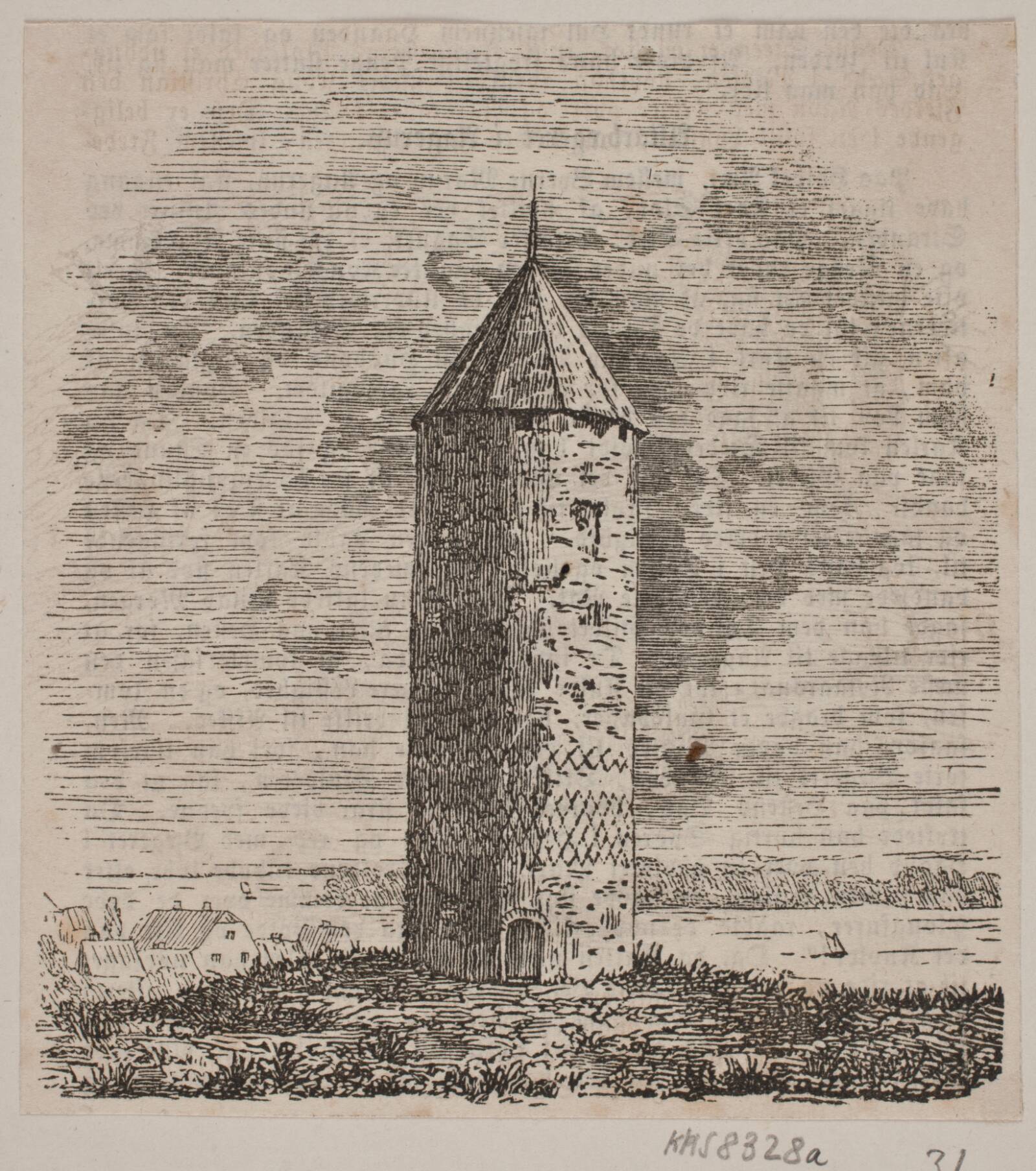 Gåsetårnet, H.C. Henneberg, 1842