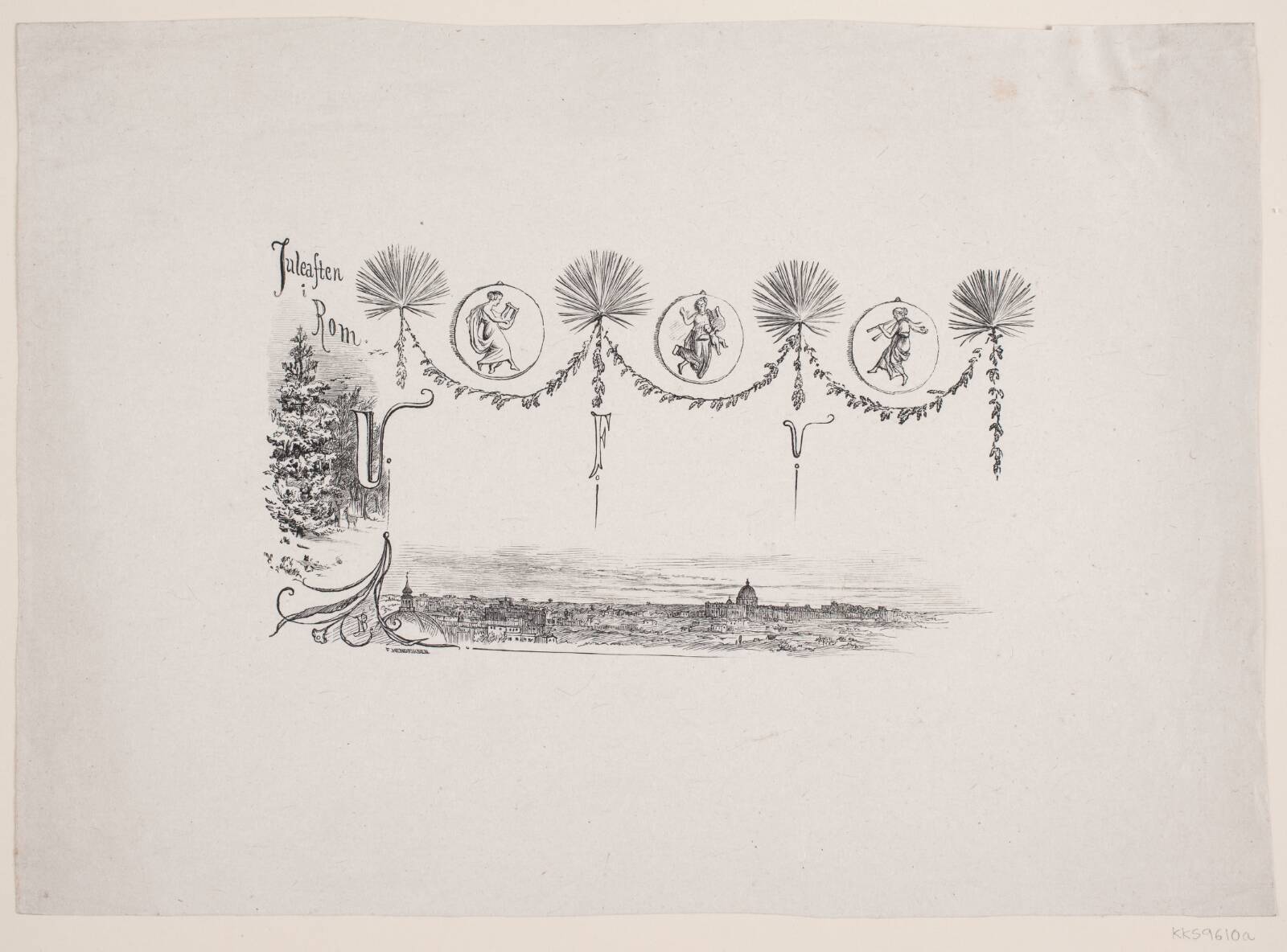 Juleaften i Rom, Ubekendt, 1870-1877