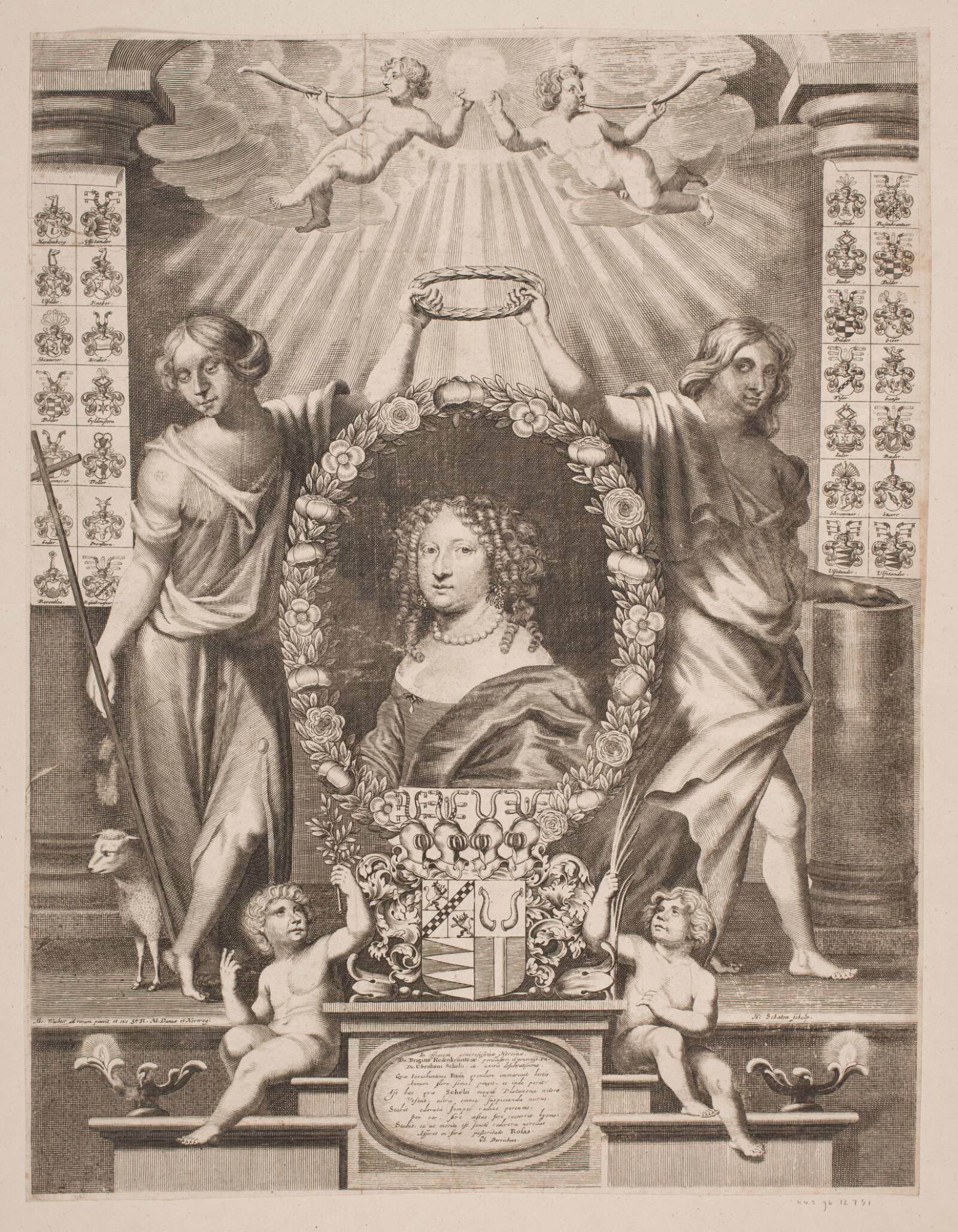 Birgitte Rosenkrantz, Hubert Schaten, 1633-1679