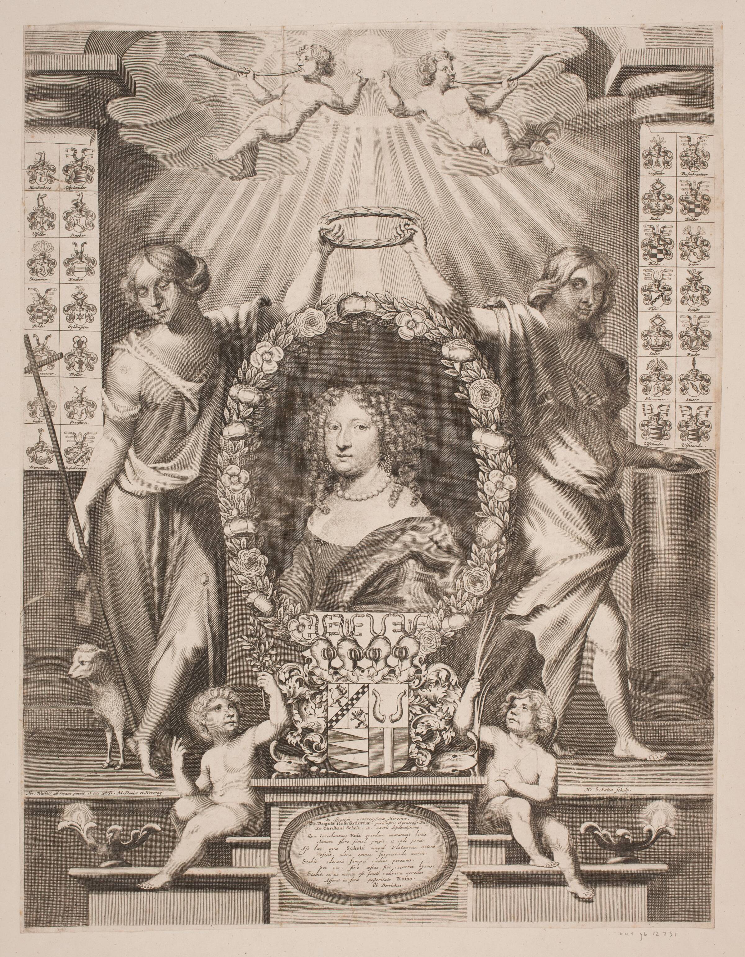 Birgitte Rosenkrantz, Hubert Schaten, 1633-1679
