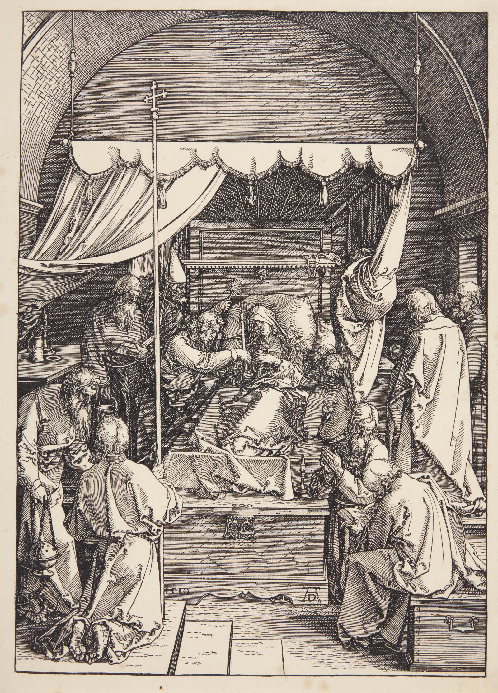 Jomfru Marias død, Albrecht Dürer, 1510