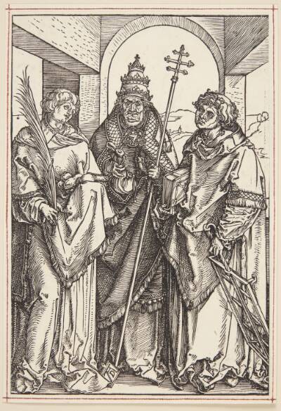 Helgenerne Skt. Laurentius, Sixtus og Stefan