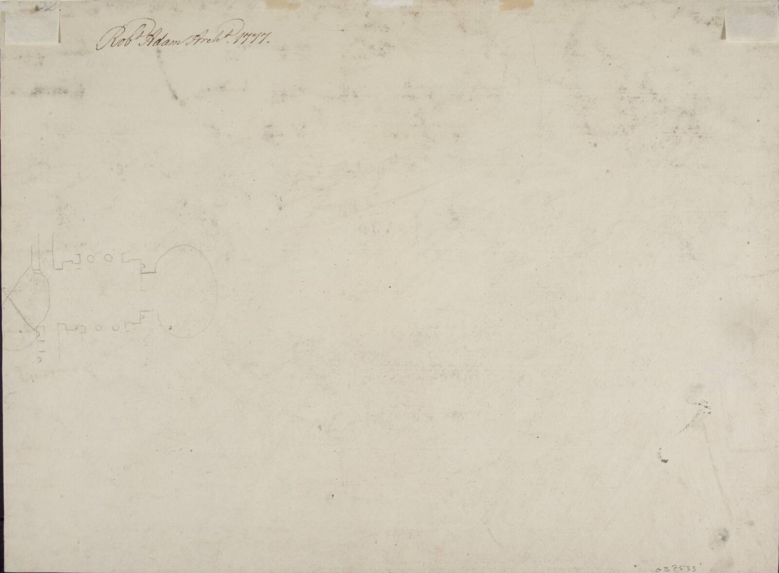 Rids af grundplan, Robert Adam, 1777