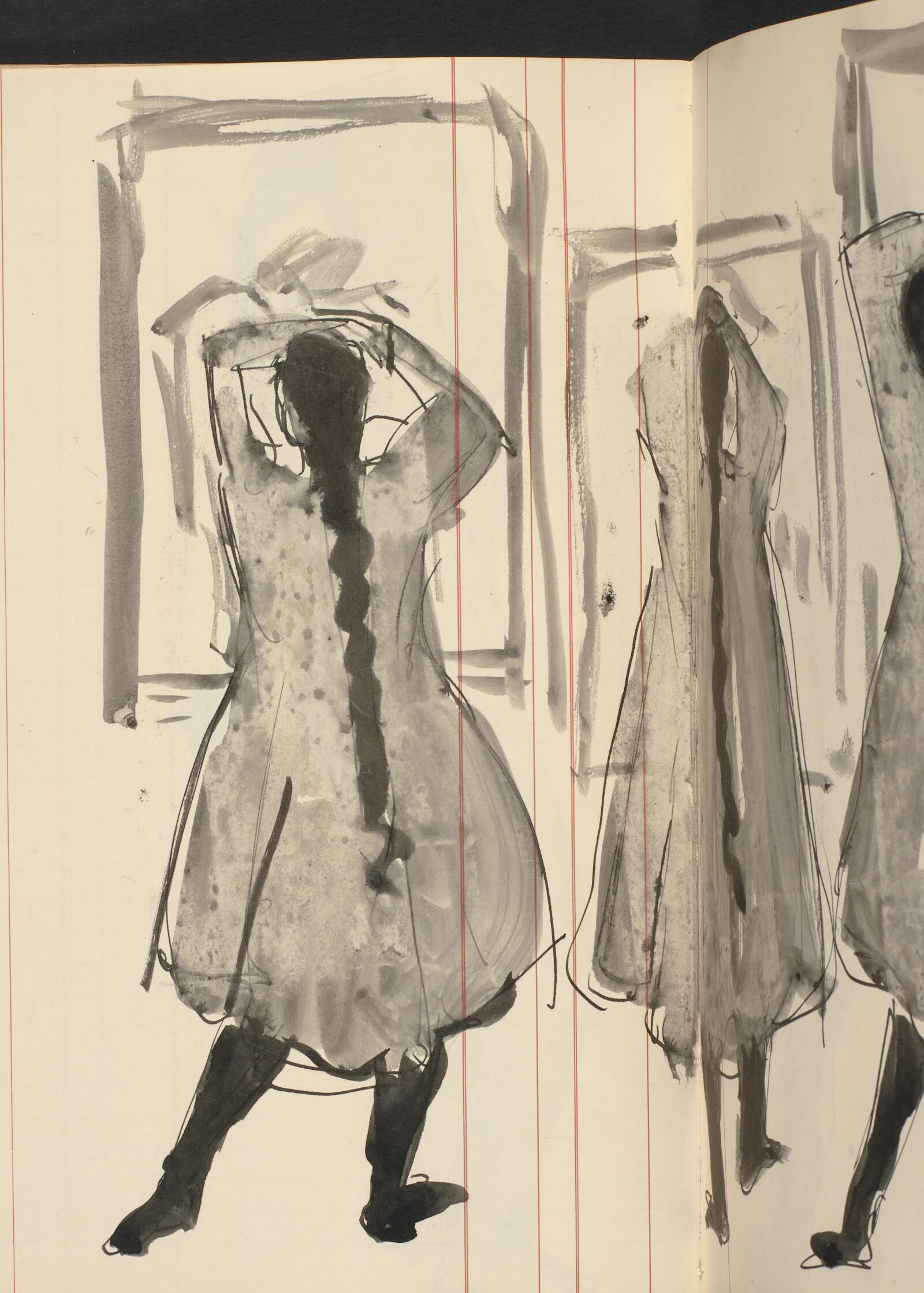 Del af blad 14 recto, Gottfred Eickhoff, 1955