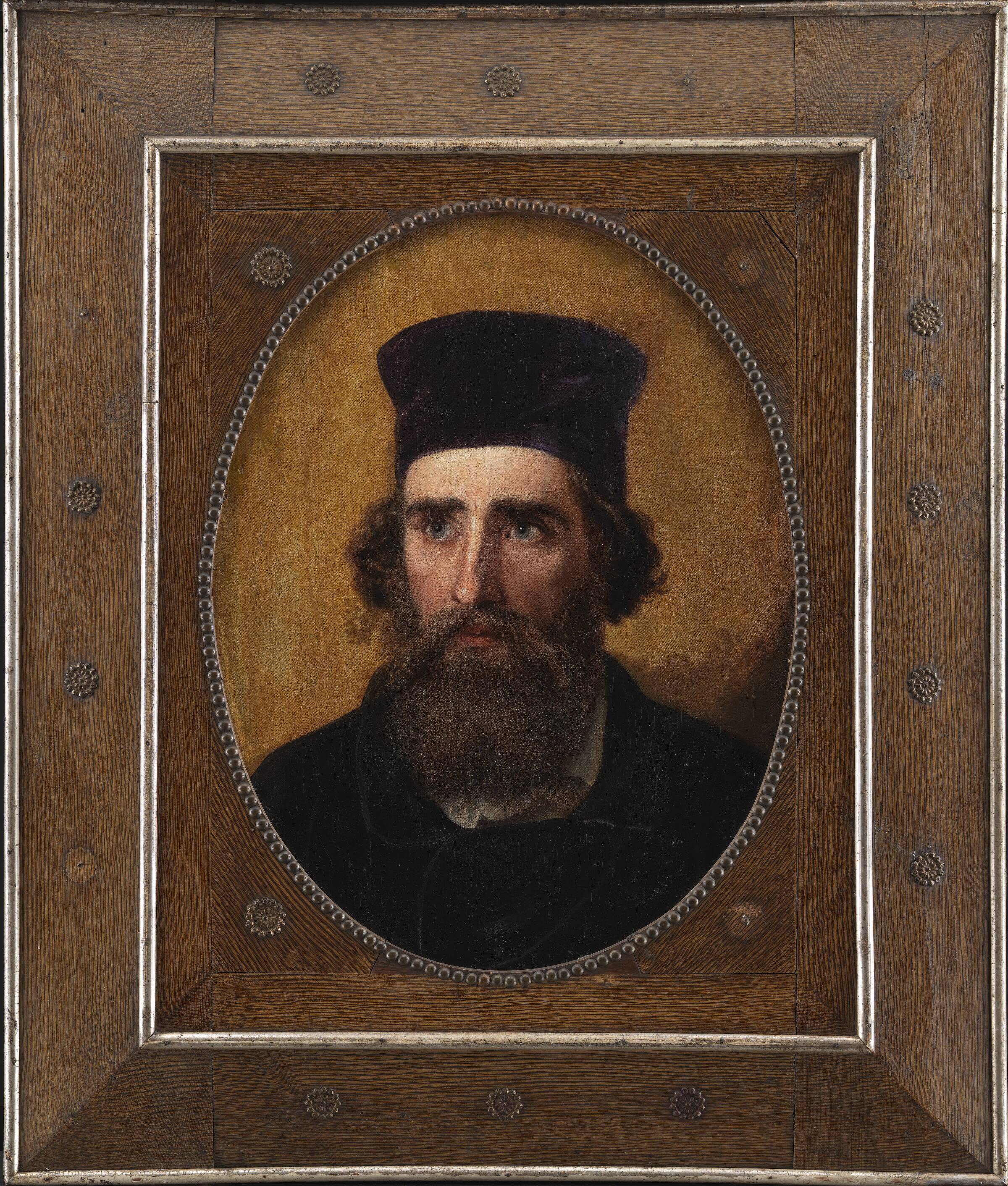 Portræt af maleren Thorald Læssøe (1816-1878), Elisabeth Jerichau Baumann, 1868