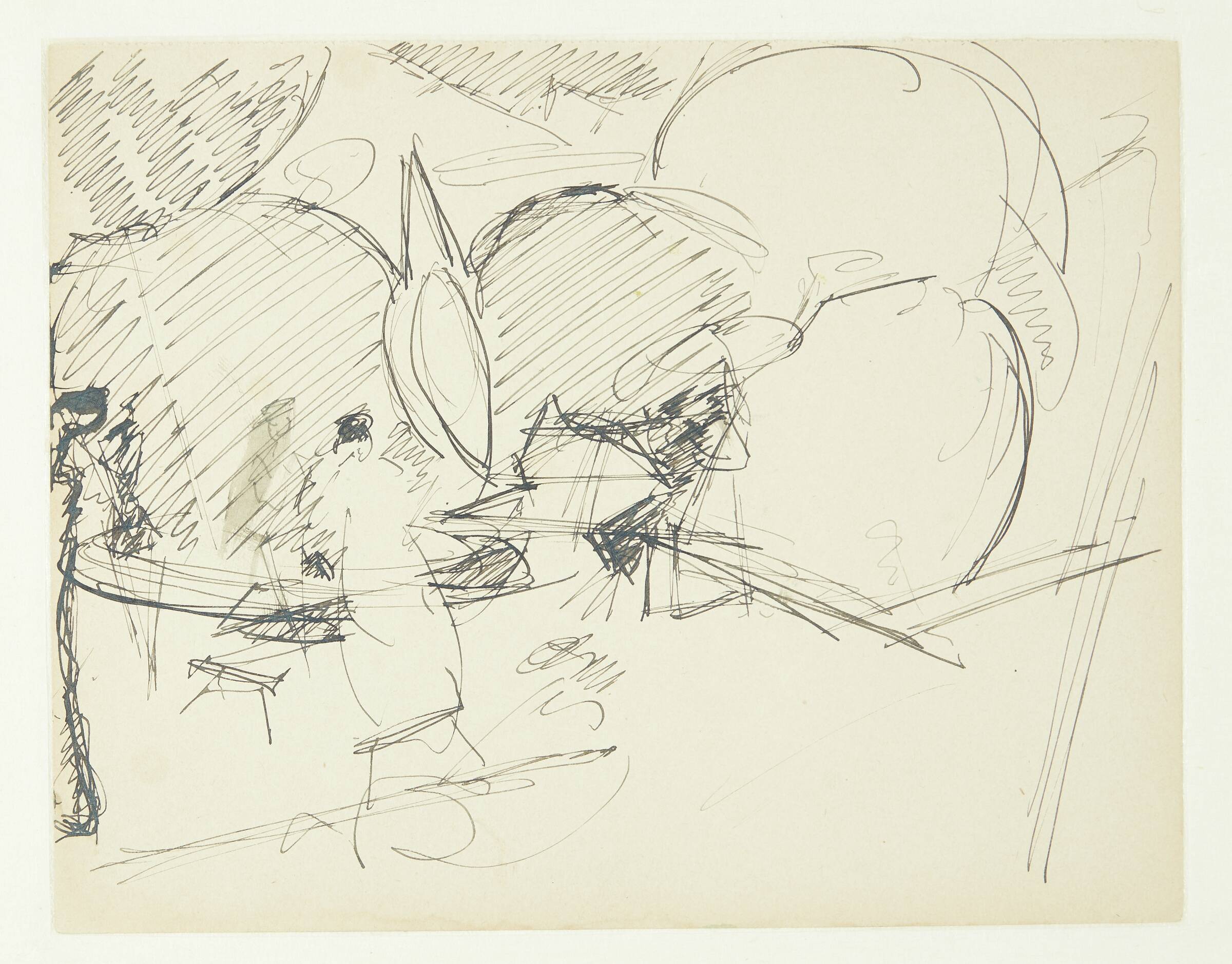 Kompositionsstudie til Langelinie-billedet, Edvard Weie, 1923-1927