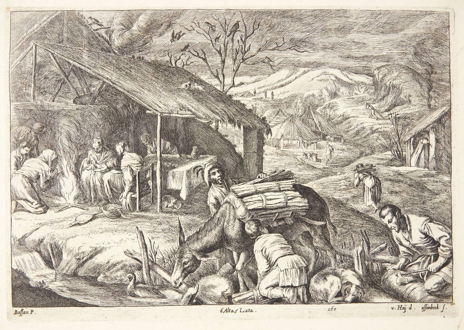 De fire årstider. Vinter, Ossenbeeck, Jan van, 1656-1660