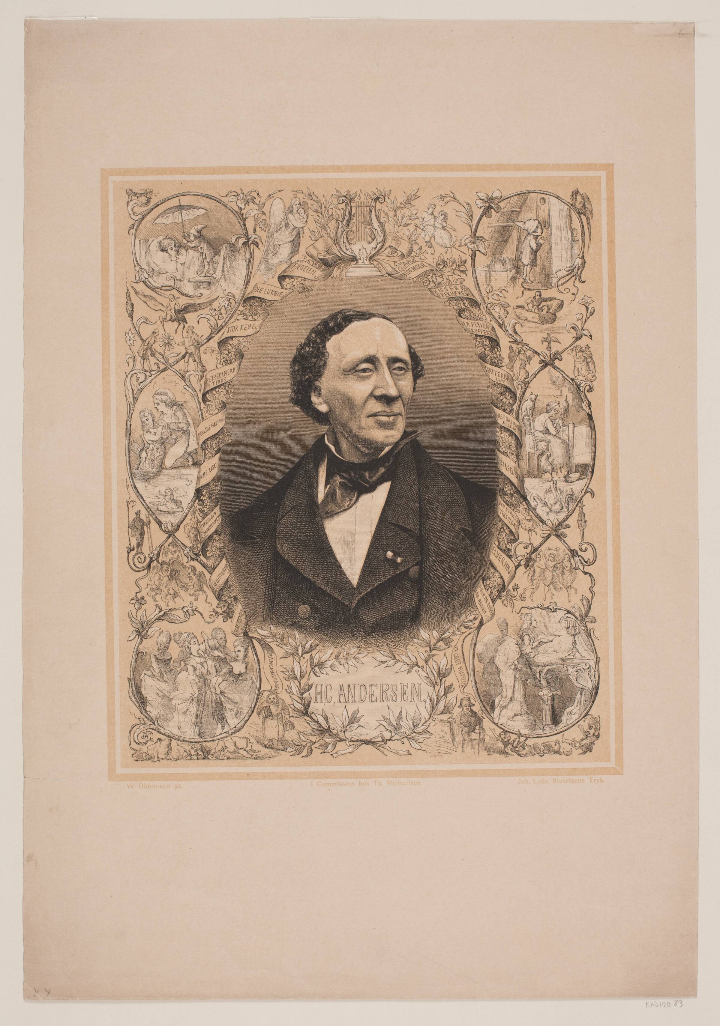 H. C. Andersen, Franz Wilhelm Obermann, 1830-1896