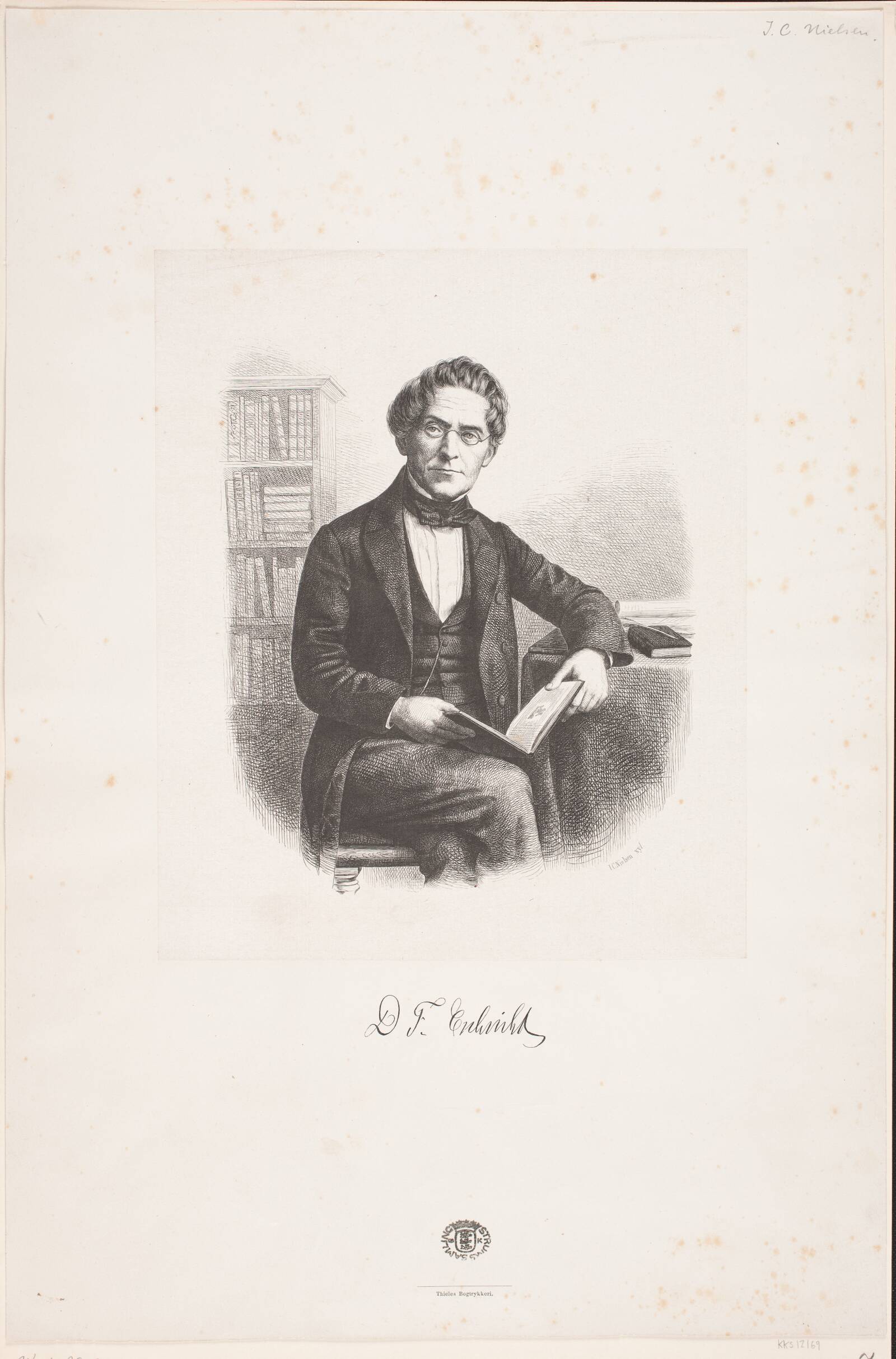 Daniel Frederik Eschrich, J.C. Nielsen, 1831-1874