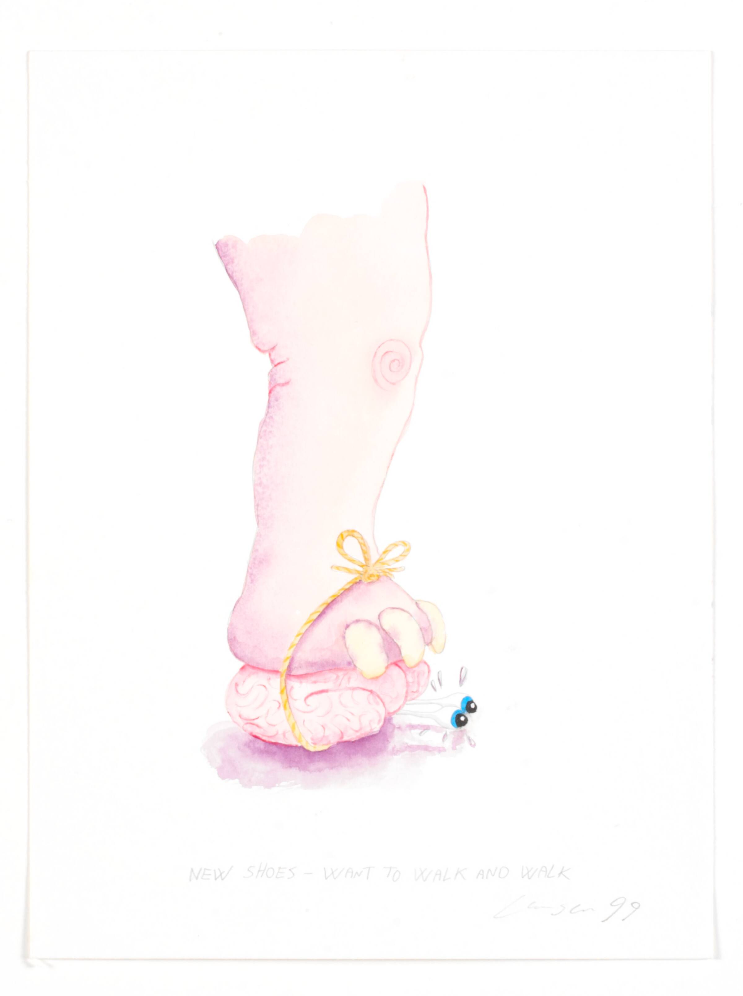 New shoes - want to walk and walk, Christian Schmidt-Rasmussen, 1999
