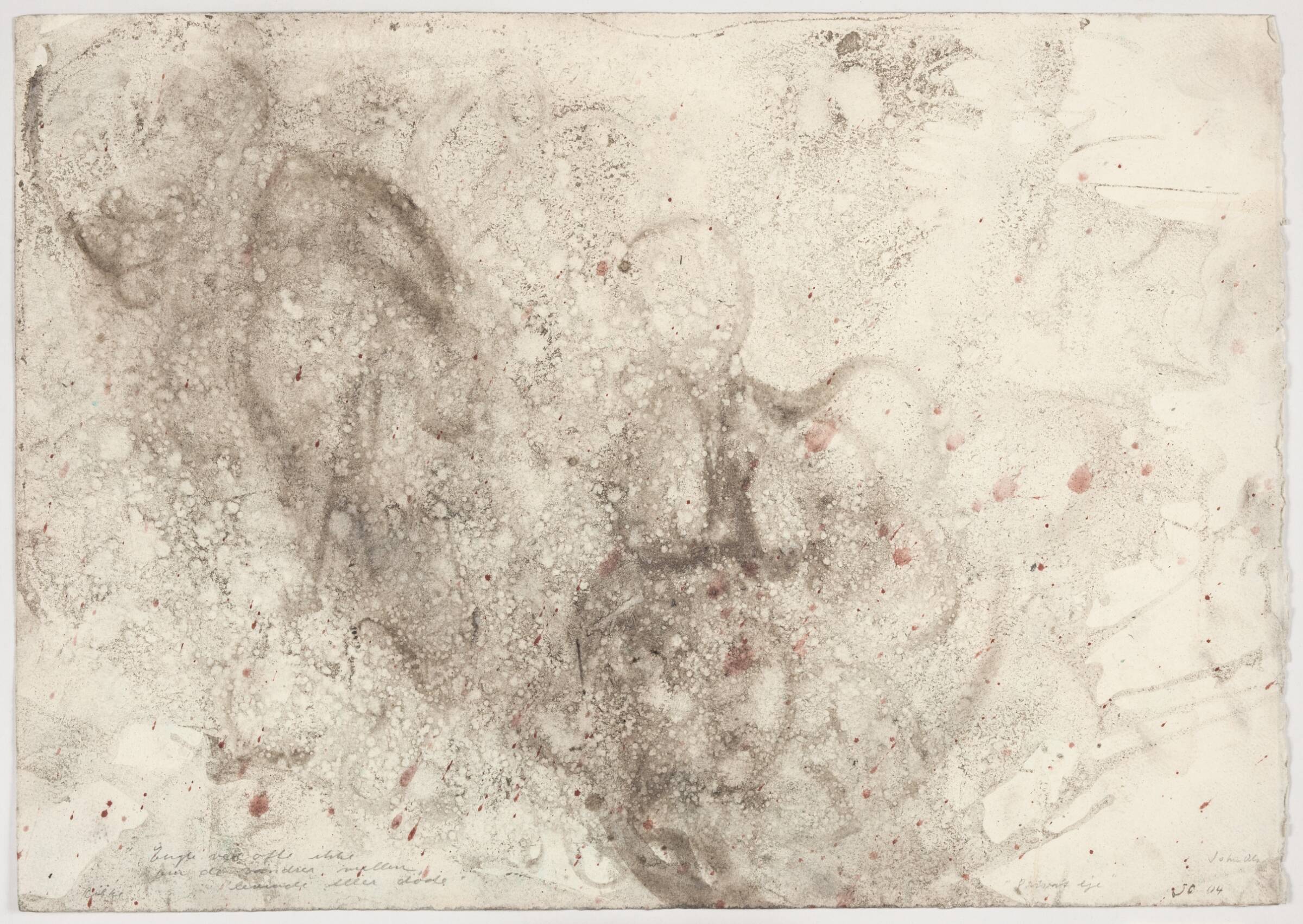 Svedetegning, John Olsen, 2004