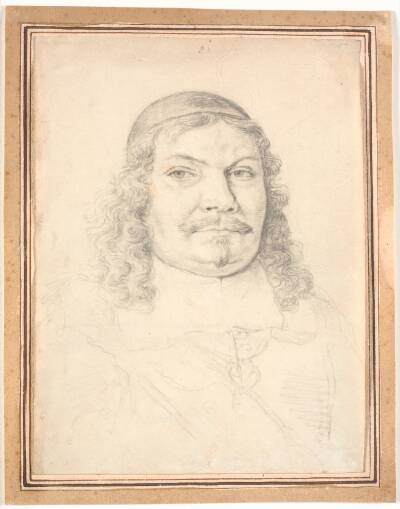 Portræt af den holstenske-gottorpske kansler Johan Adolph Kielman von Kielmanseck (1612-1676). Brystbillede enface til højre