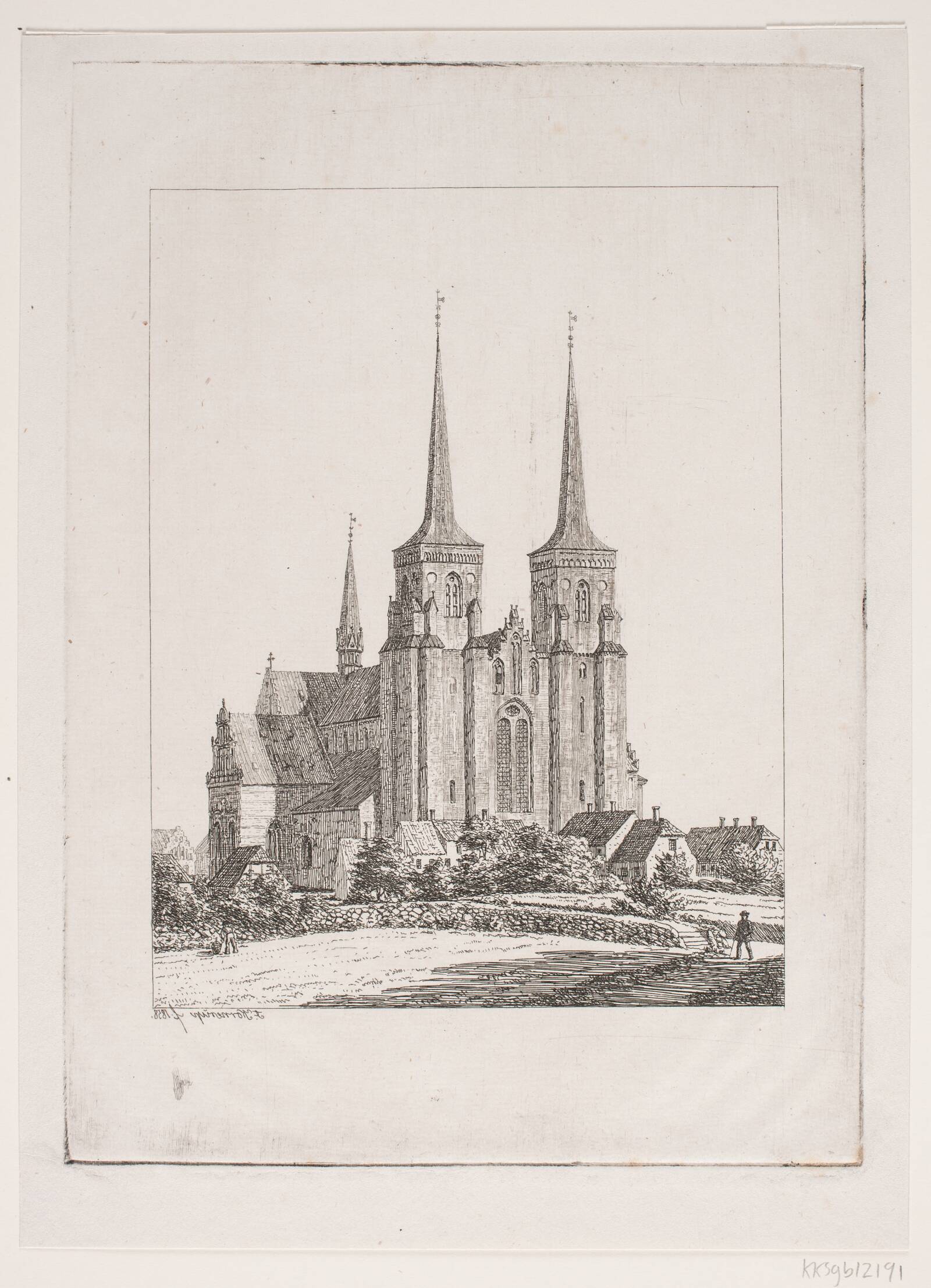 Roskilde Domkirke, Jacob Kornerup, 1858