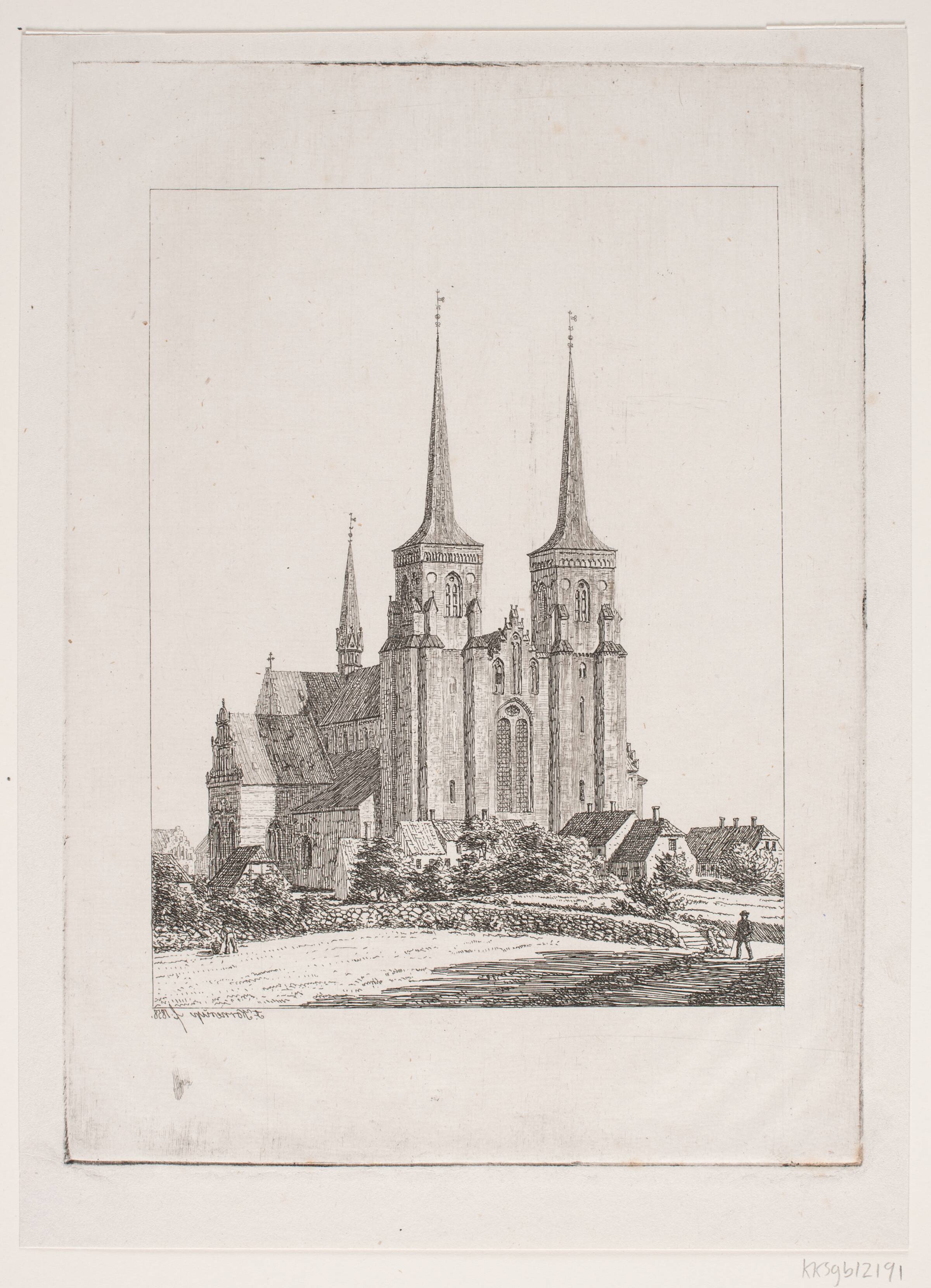 Roskilde Domkirke, Jacob Kornerup, 1858