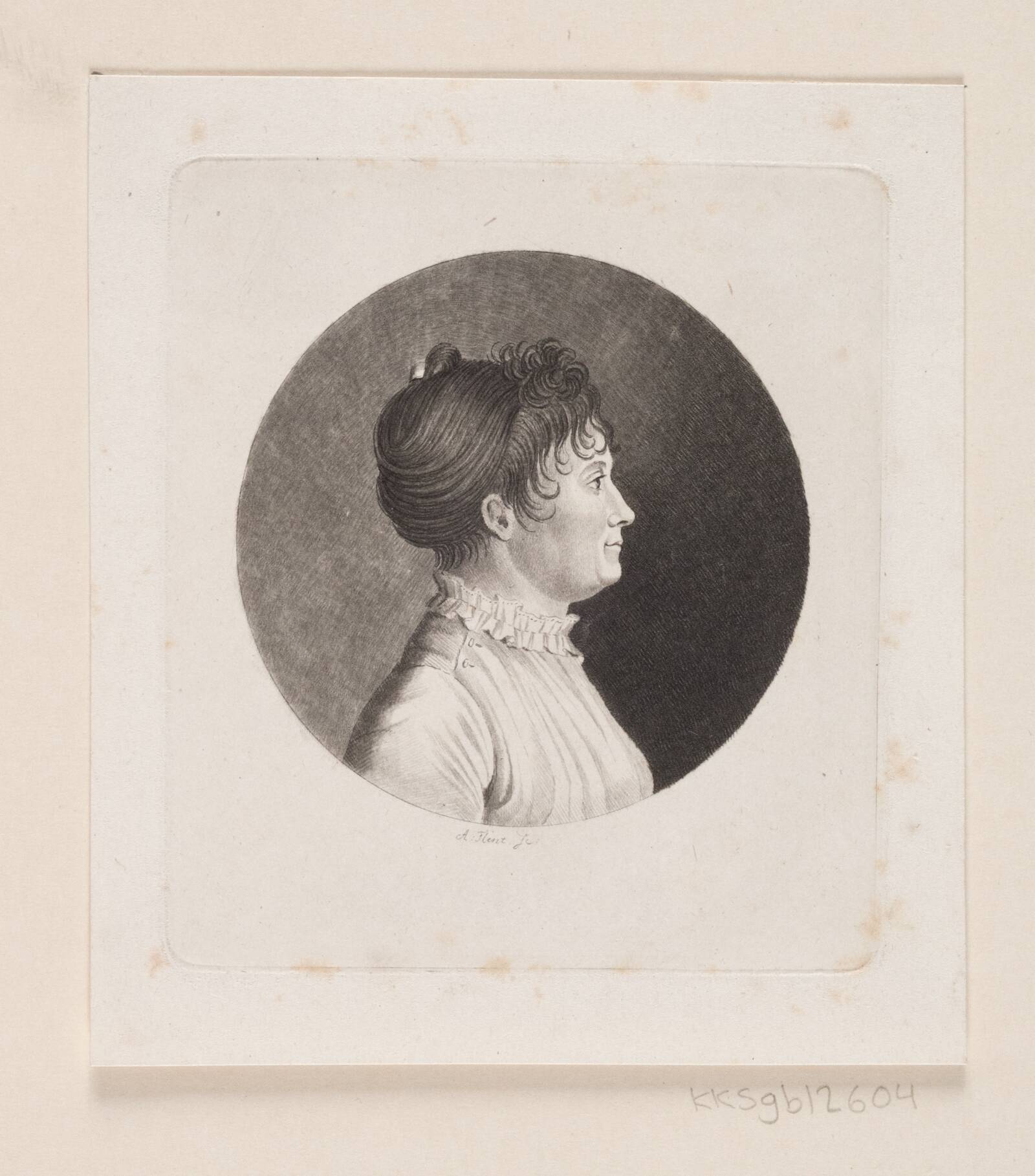 Ubekendt kvindeportræt, Andreas Flint, 1767-1824